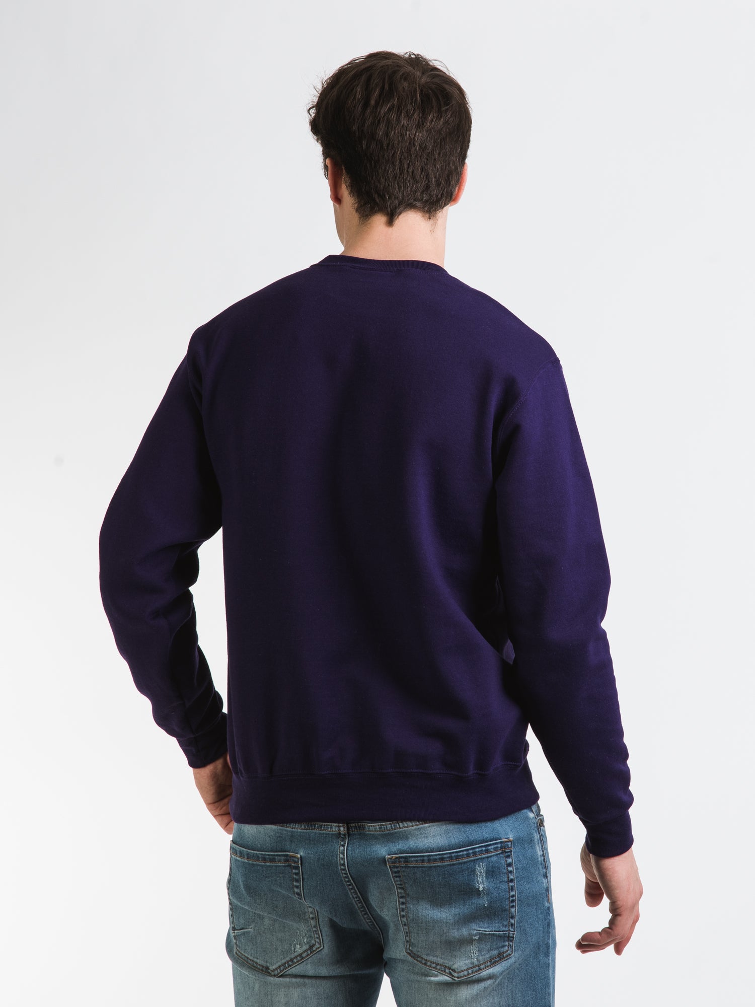 Champion Eco Powerblend LSU Crew Sweatshirt - Soft & Comfortable Cotton Blend for Men & Women - Perfect for Game Day, Casual Wear & Lounge