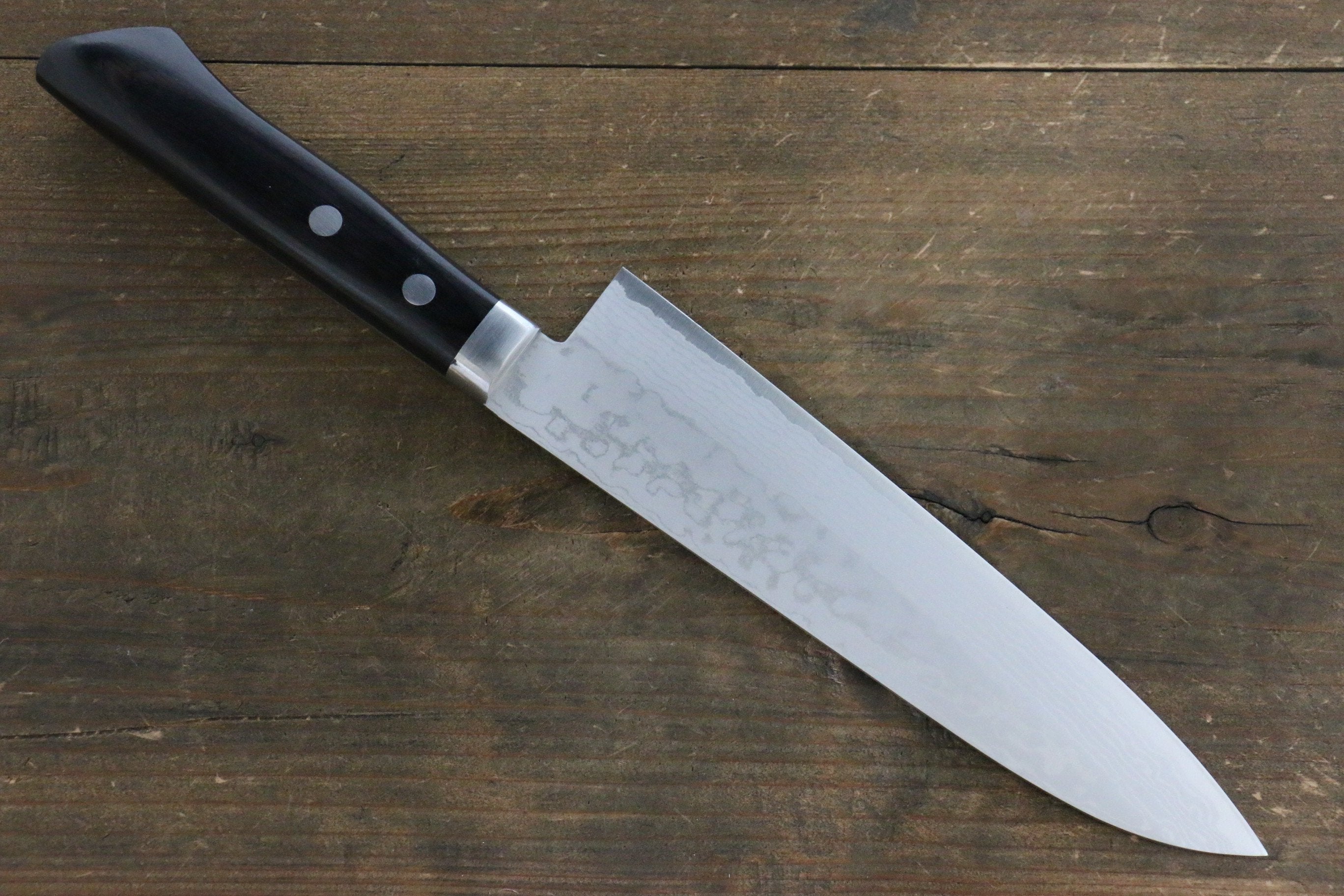 Premium Kunihira Sairyu VG10 Damascus Gyuto Chef Knife 180mm - Japanese Pakkawood Handle - Professional Kitchen Knife for Sushi, Meat, Vegetables & Home Cooking
