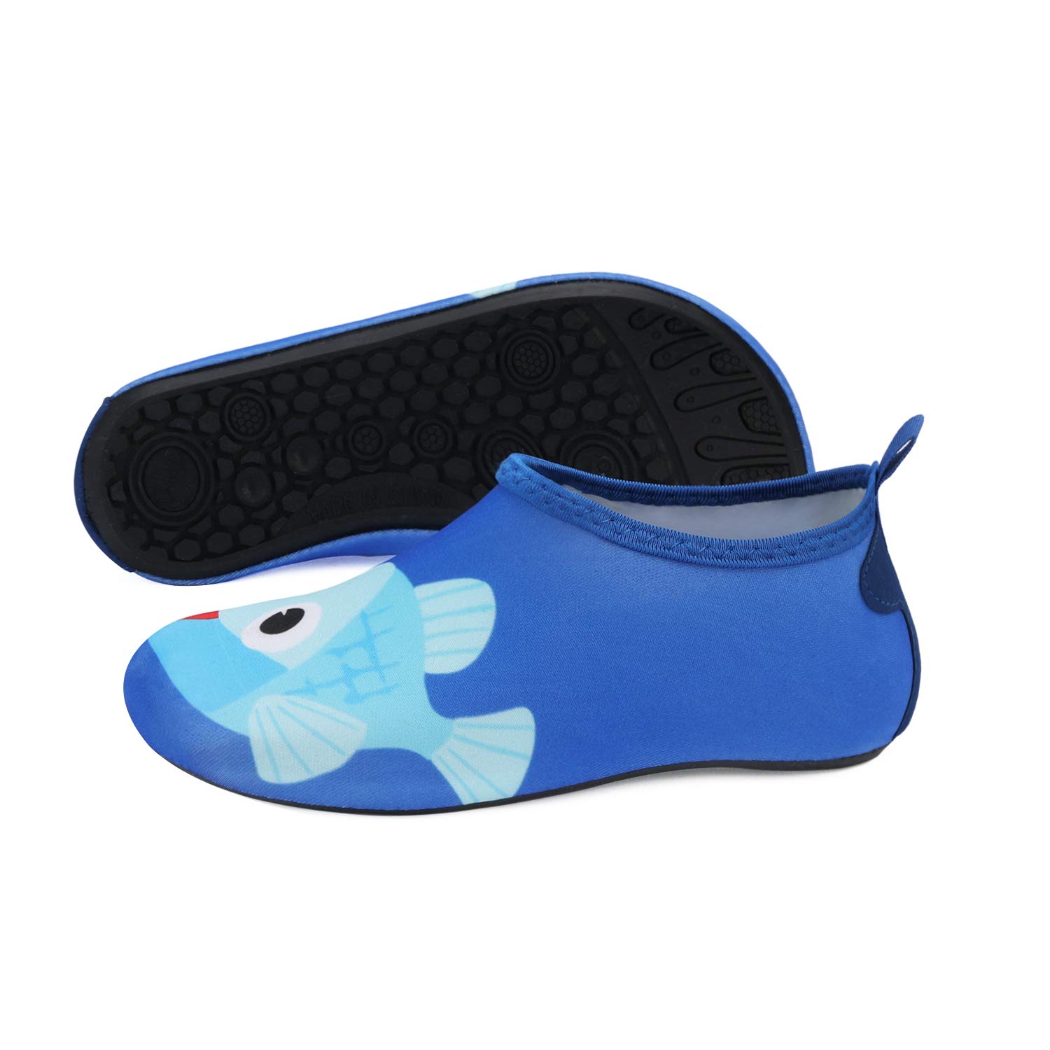 Kkomforme Kids Water Shoes - Non-Slip Quick Dry Beach Swim Shoes for Boys & Girls | Toddler Aqua Socks for Pool, Ocean & Outdoor Activities