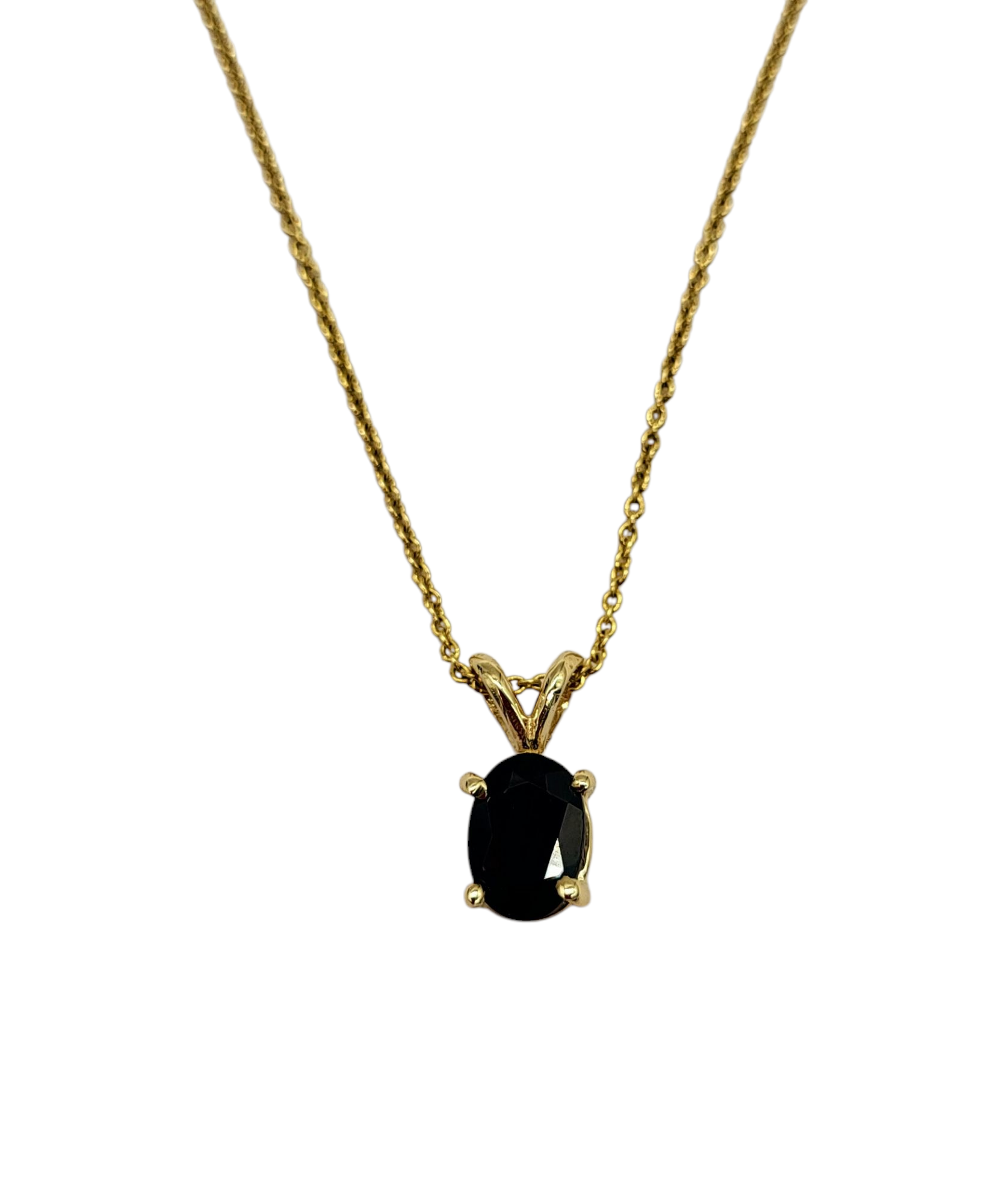 Elegant Blue Sapphire Pendant Necklace - 925 Sterling Silver Jewelry for Women - Perfect for Weddings, Anniversaries & Special Occasions