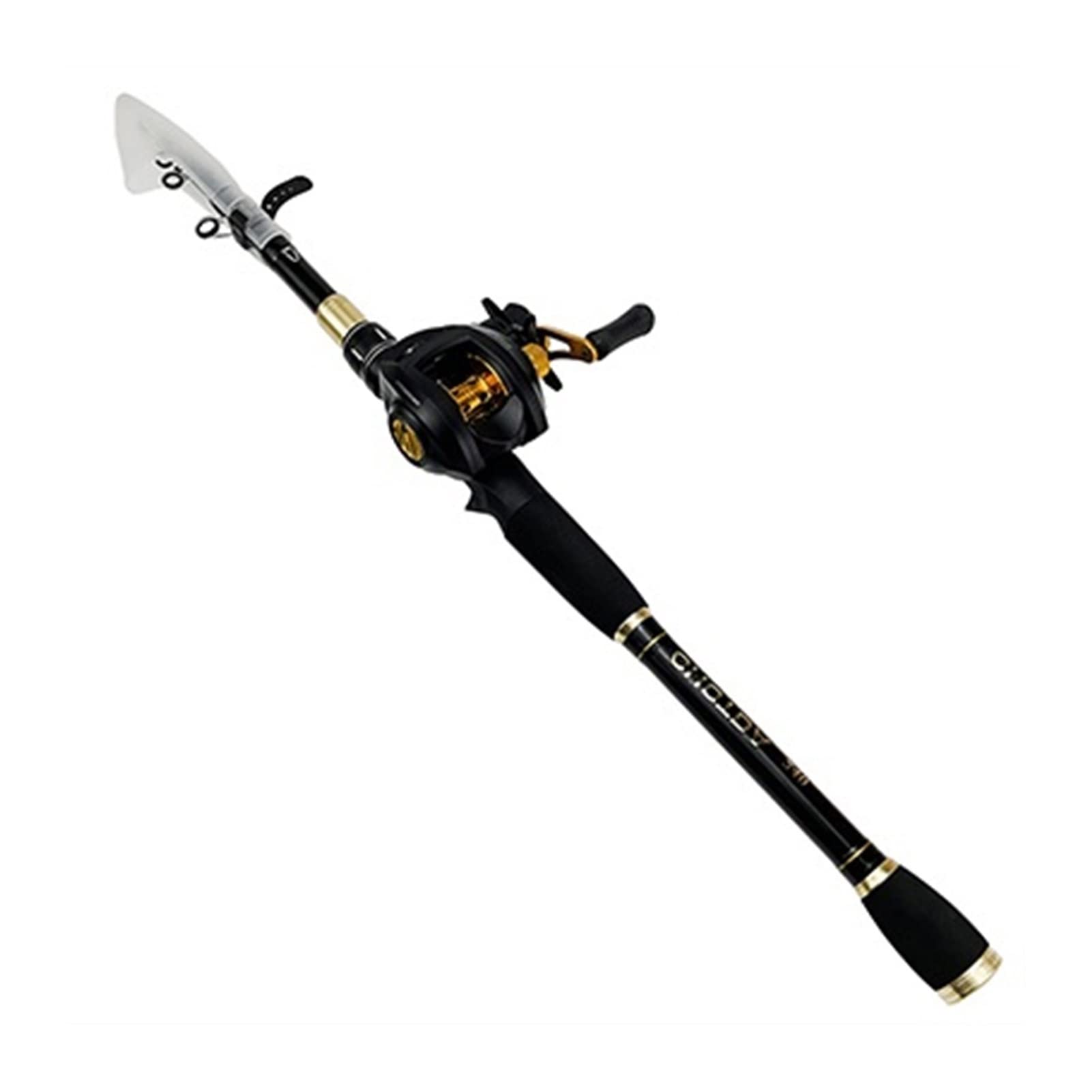 Carbon Fiber Telescopic Fishing Rod and Reel Combo - Portable 2.1M Casting Spinning Fishing Pole with 17+1BB Baitcasting Reel Set (Burgundy) - Ideal for Freshwater, Saltwater, and Travel Fishing Adventures