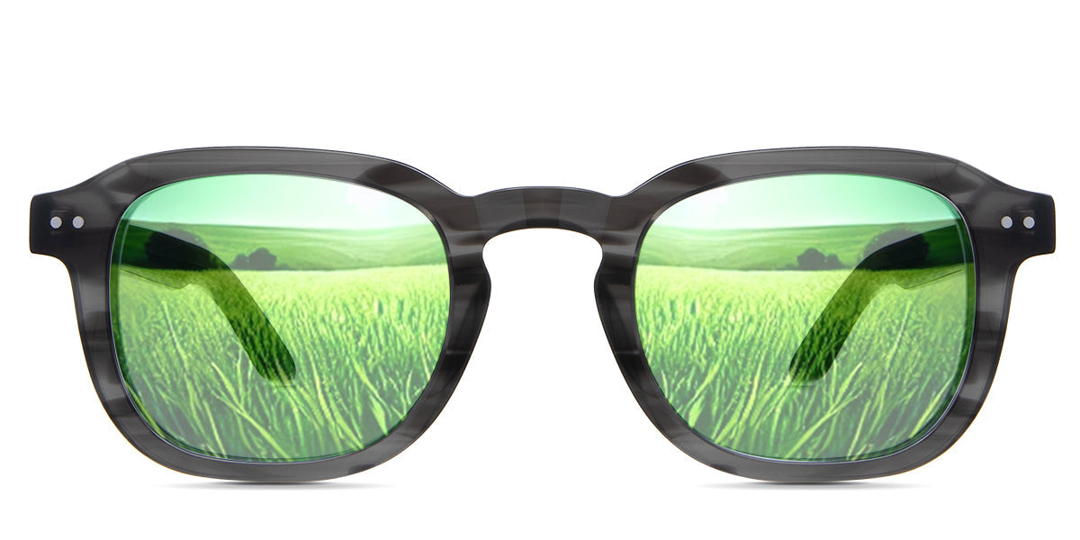 ZURI Men's Prescription Tinted Sunglasses - UV Protection, Polarized Lenses for Driving, Fishing & Outdoor Activities