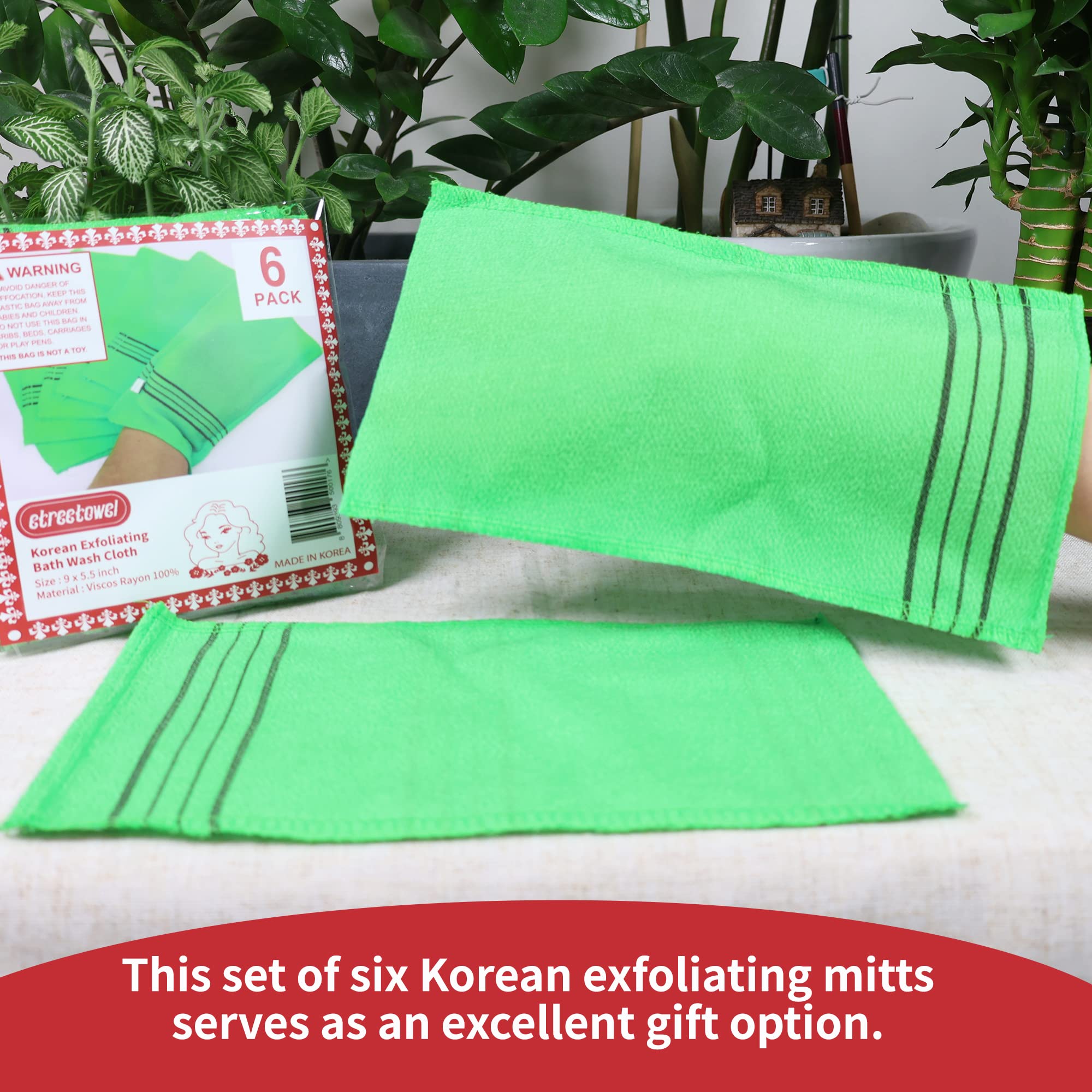 Korean Exfoliating Bath Mitt - 9.9