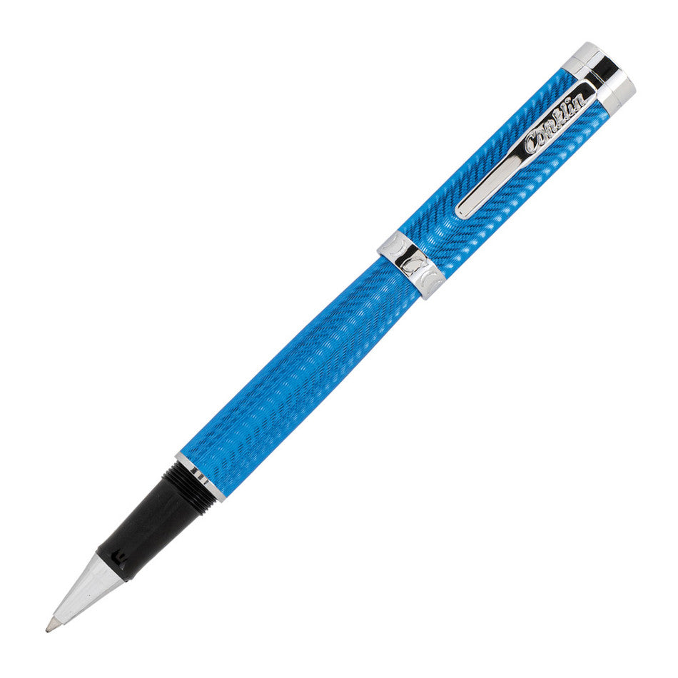 Conklin Herringbone Signature Rollerball Pen - Premium Blue Ink Writing Instrument for Professionals, Gifts & Office Use