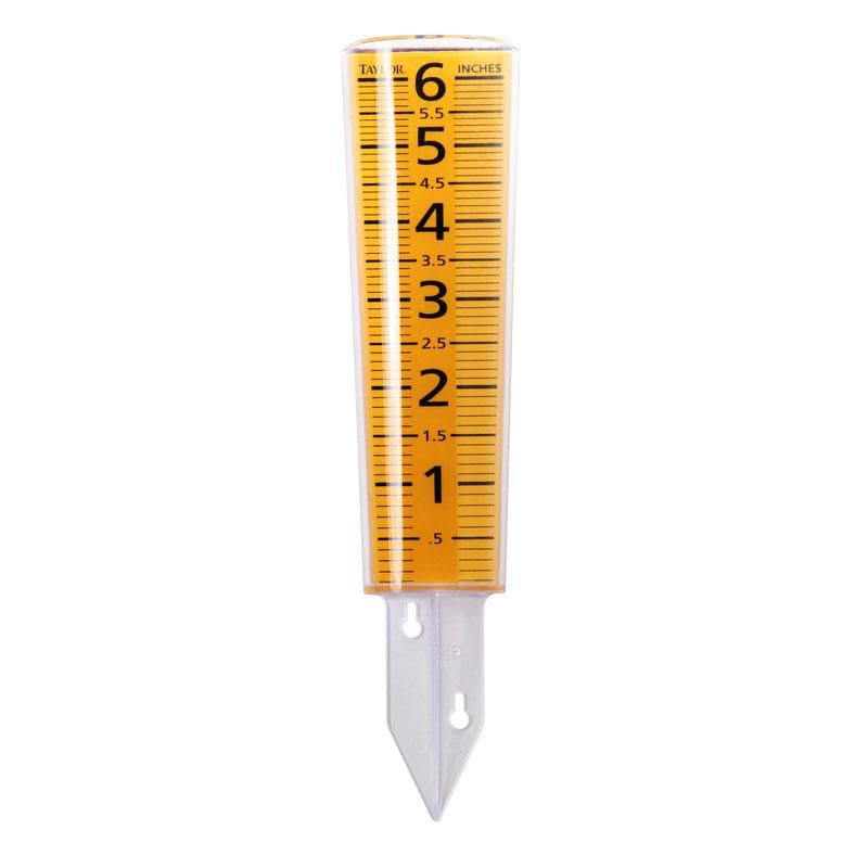 ClearVu 6 Capacity Rain and Sprinkler Gauge - Accurate Water Measurement for Lawn, Garden & Irrigation System Monitoring