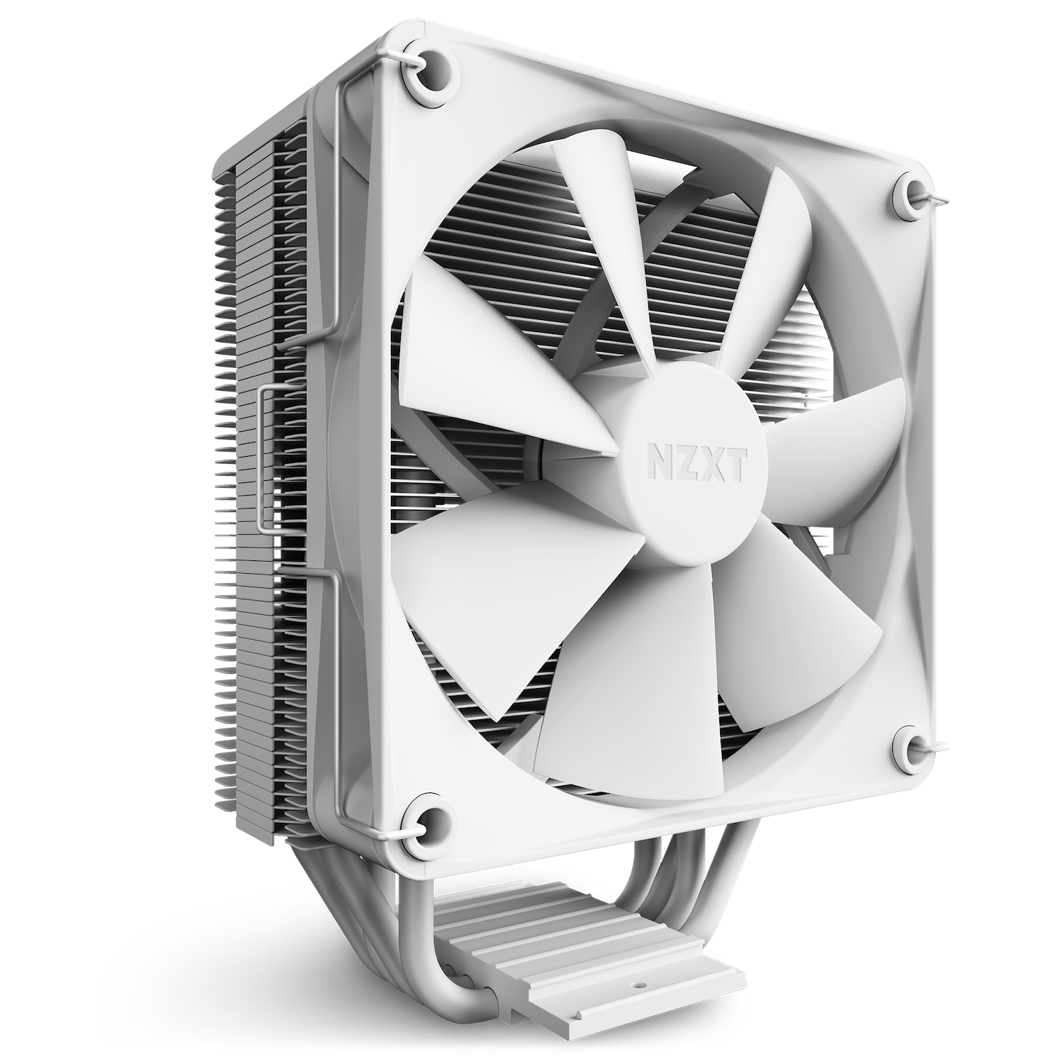 NZXT T120 120mm High-Performance Air Cooler - White - Perfect for PC Gaming & Workstation Cooling
