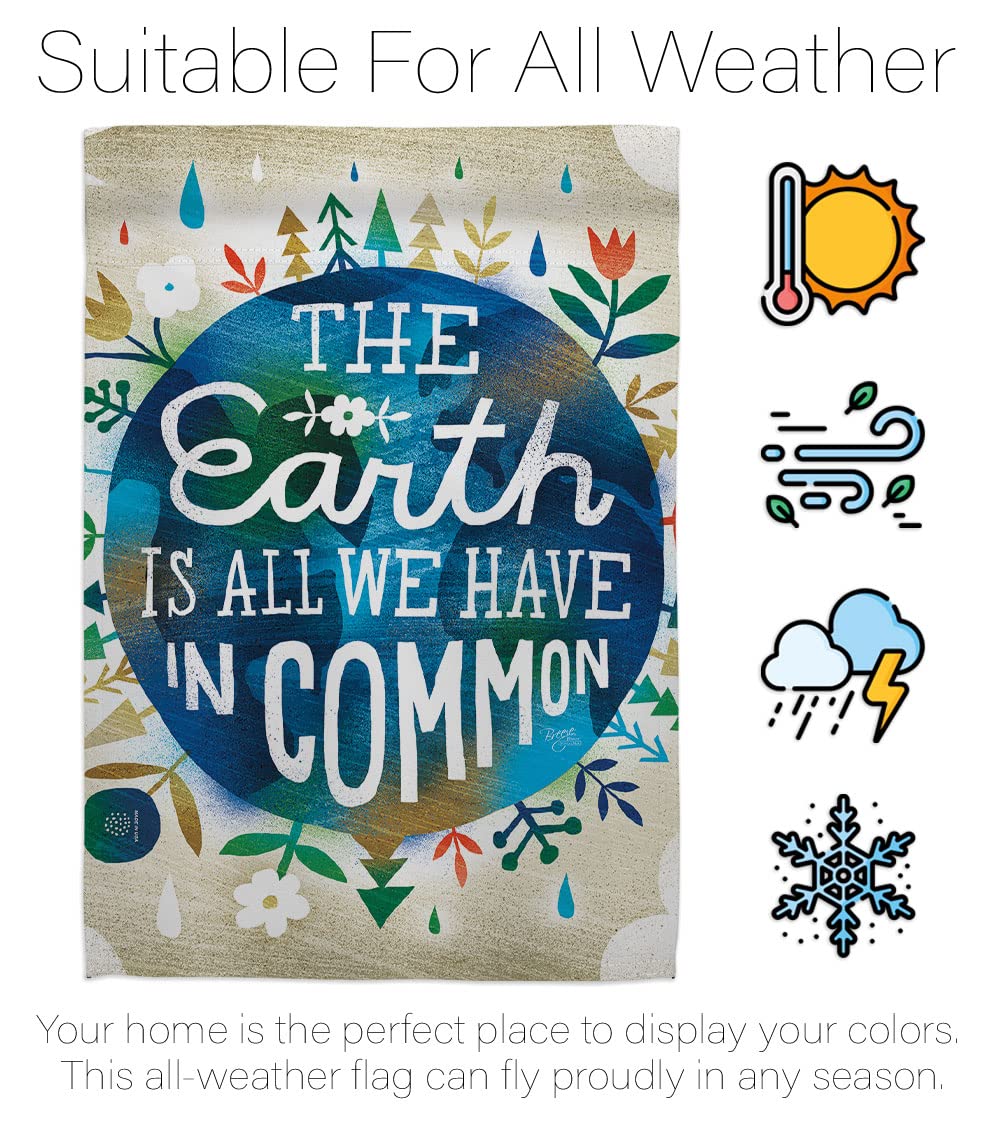 Eco-Friendly Garden Flag Set - Double-Sided Yard Decor for Peace & Nature Lovers | Made in USA