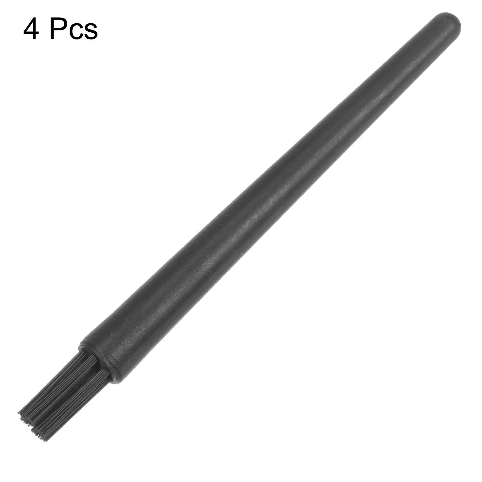 ESD Brush Set - 4 Pcs Antistatic Nylon Brushes for PCB, Keyboard & BGA Repair (18x9mm) - Electronics Cleaning Tools