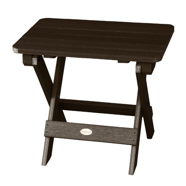 Portable Outdoor Folding Adirondack Side Table - Lightweight Patio Furniture for Camping, Beach, Garden & Poolside Use