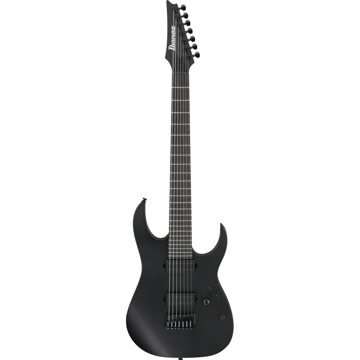 Ibanez Iron Label RGIXL7 7-String Electric Guitar - Black Flat Finish | Perfect for Metal, Rock & Shredding Performances