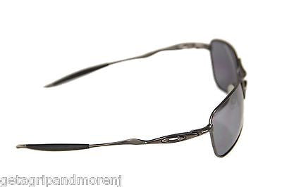 Oakley Crosshair Sunglasses for Men & Women - Pewter/Dark Gray Polarized Lenses with Carrying Case - Perfect for Driving, Running & Outdoor Activities