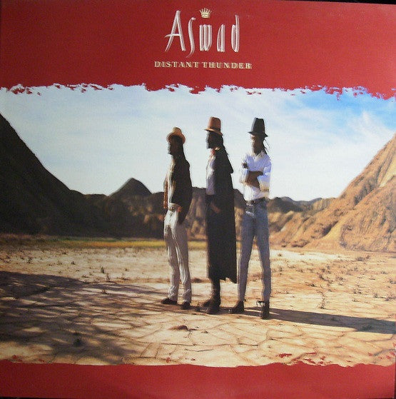 Aswad - Distant Thunder LP Vinyl Album (VG+ Condition) | Classic Reggae Music for Home Listening & Collectors