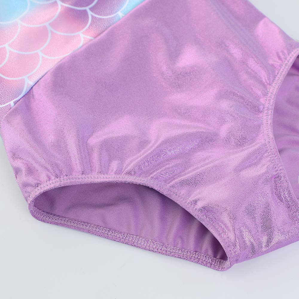 DAXIANG Girls Long Sleeve Gymnastics Leotards - Dance Unitard & Biketards for Ballet, Yoga, and Performance - Comfortable Stretch Fabric for Training and Competition
