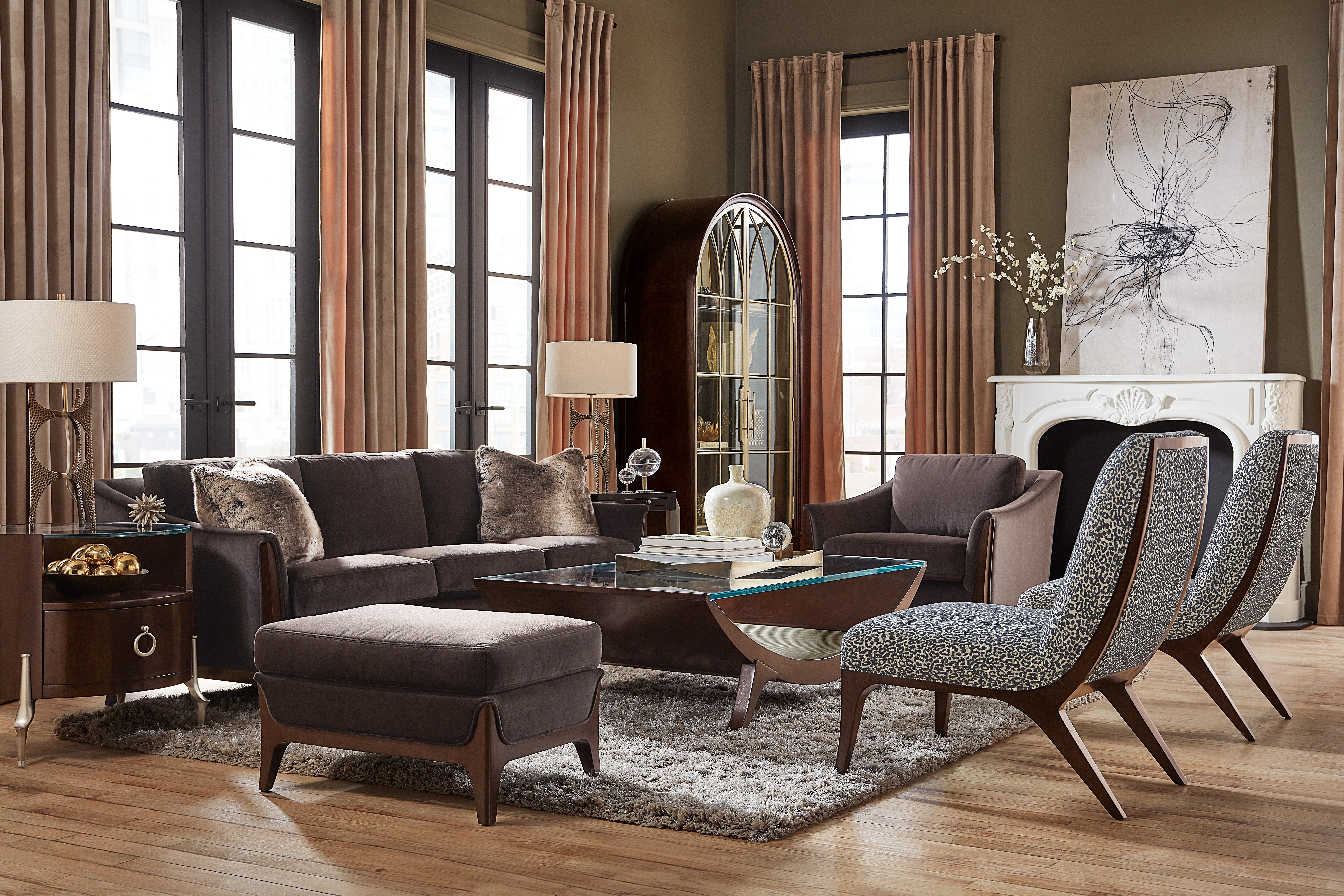 Bella Donna Round Side Table - Small Accent Table for Living Room, Bedroom, or Office - Perfect for Coffee, Books, and Decor