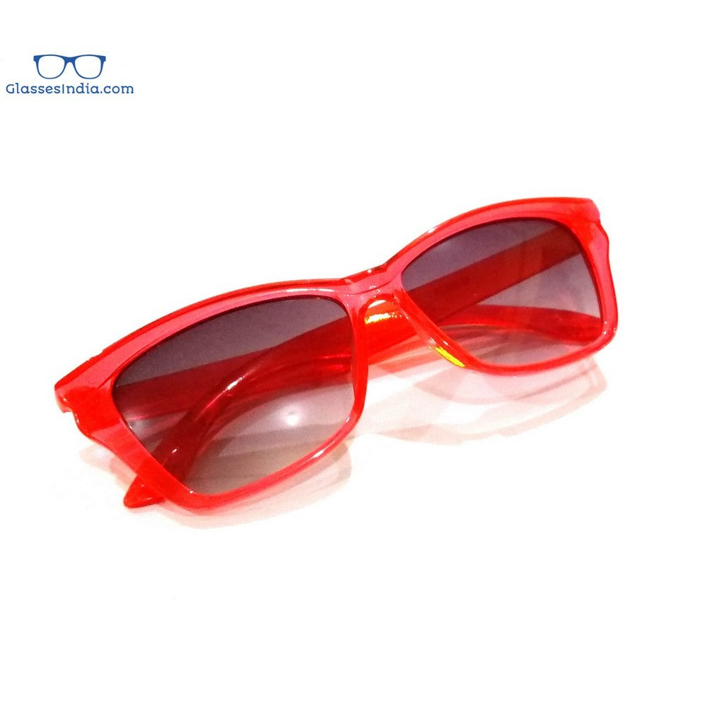 Stylish Red Kids Fashion Sunglasses TKS003 - UV Protection, Lightweight & Durable - Perfect for Outdoor Play, Beach Trips & Summer Activities