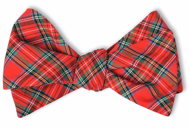 Classic MacIntosh Tartan Bow Tie for Men | Premium Wool Necktie | Perfect for Weddings, Parties & Formal Events
