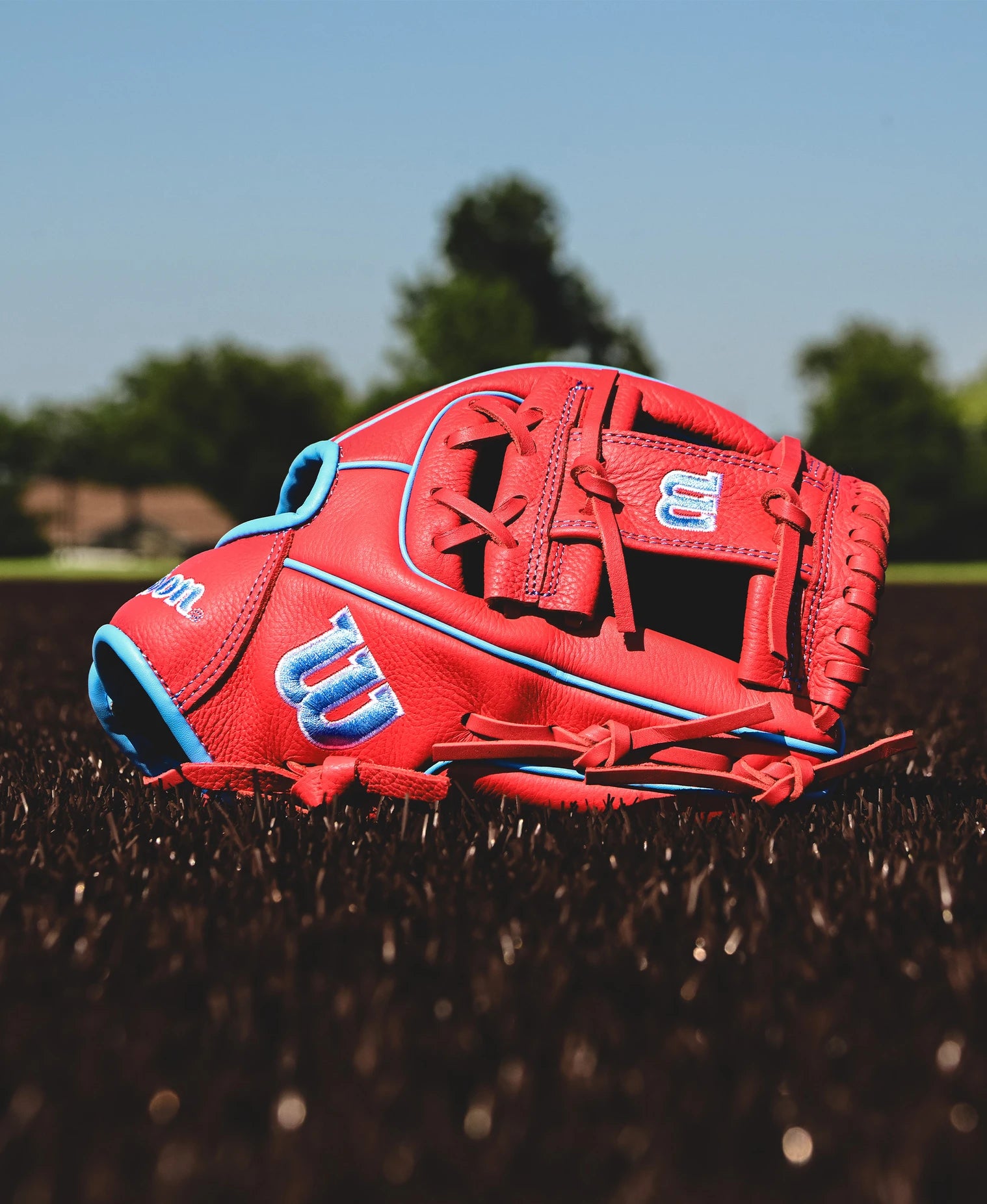 Wilson A500 11.5 Inch Baseball Glove - WBW102540115 - Premium Leather Mitt for Youth & Adult Players - Perfect for Infield, Outfield & Practice Sessions