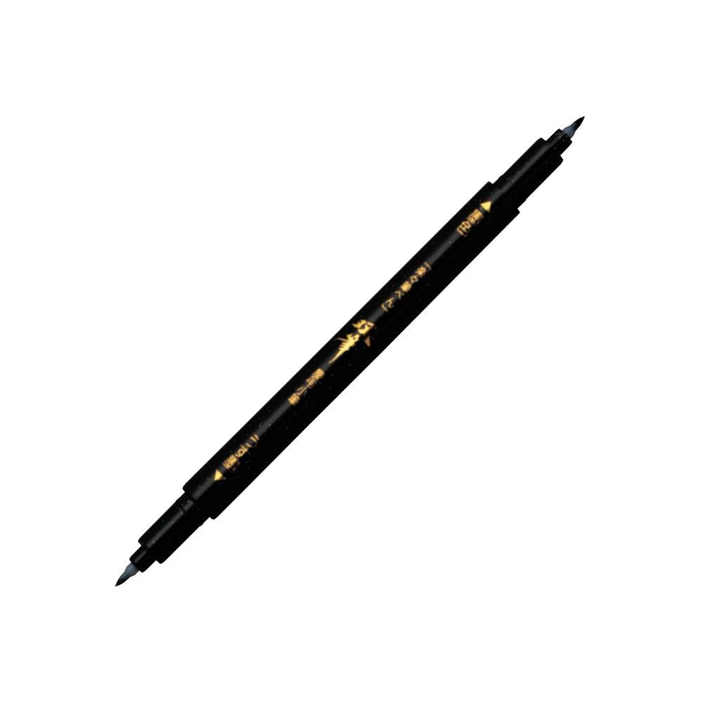 Premium Platinum Brush Pen - Black Double Tip Calligraphy Marker for Hand Lettering, Art, and DIY Projects - Perfect for Artists, Beginners, and Craft Enthusiasts