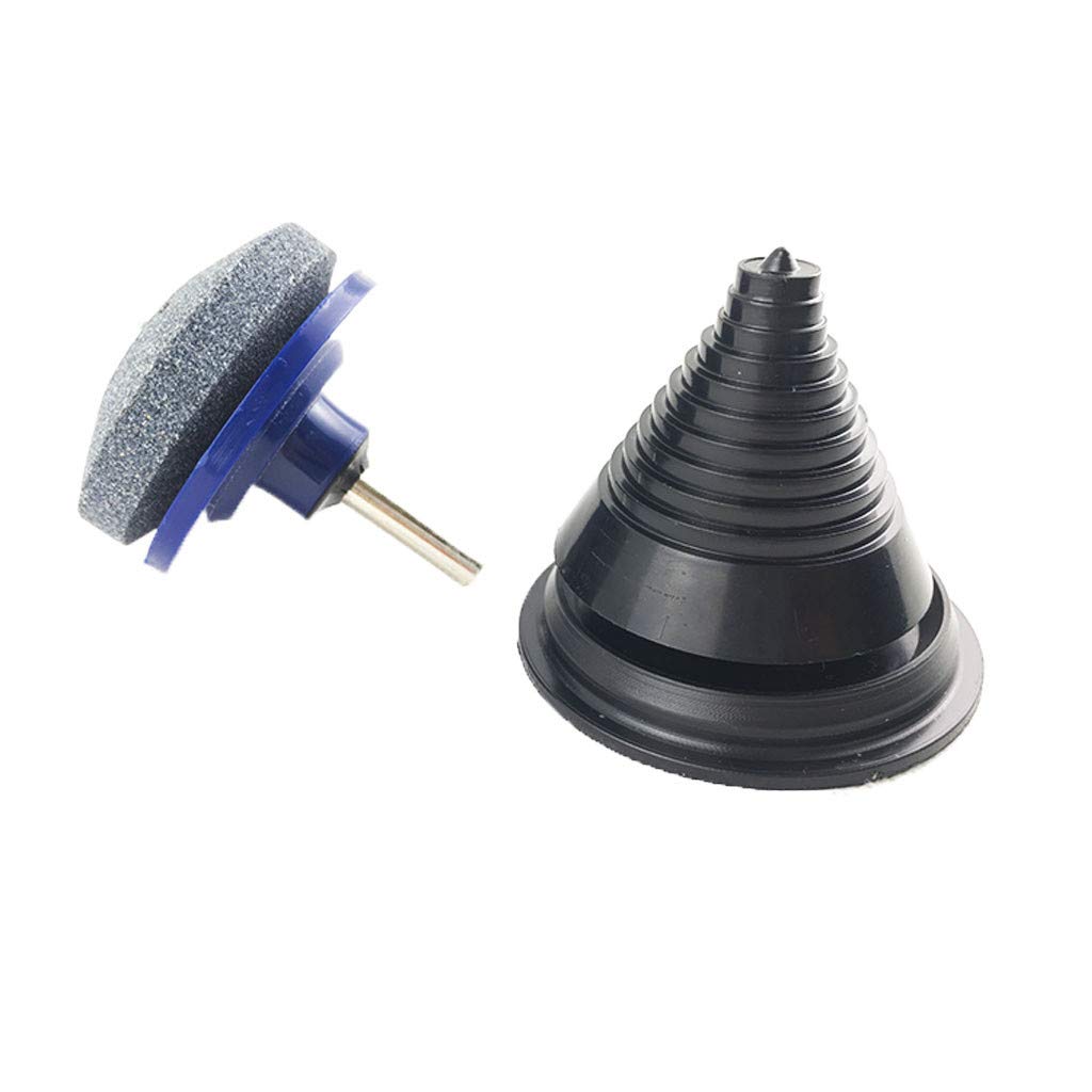 **DCK240C2 Lawn Mower Blade Sharpener & Balancer Kit - Black, One Size - Garden Tool for Power Mower, Drill Hand Sharpener - Perfect for Patio, Lawn & Garden Maintenance**