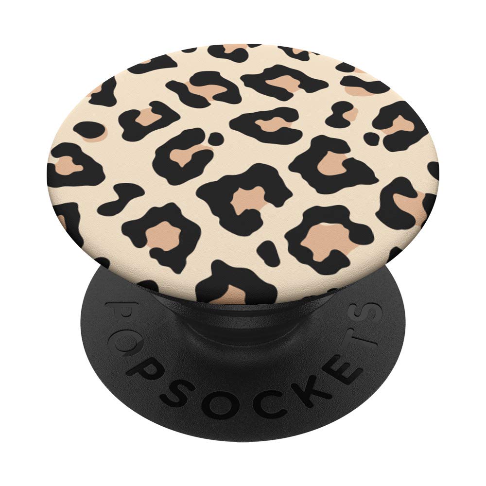 Leopard Print PopSockets PopGrip - Swappable Phone Grip for iPhone, Samsung & Tablets | Cute Animal Design for Secure Holding | Perfect for Selfies, Gaming & Everyday Use