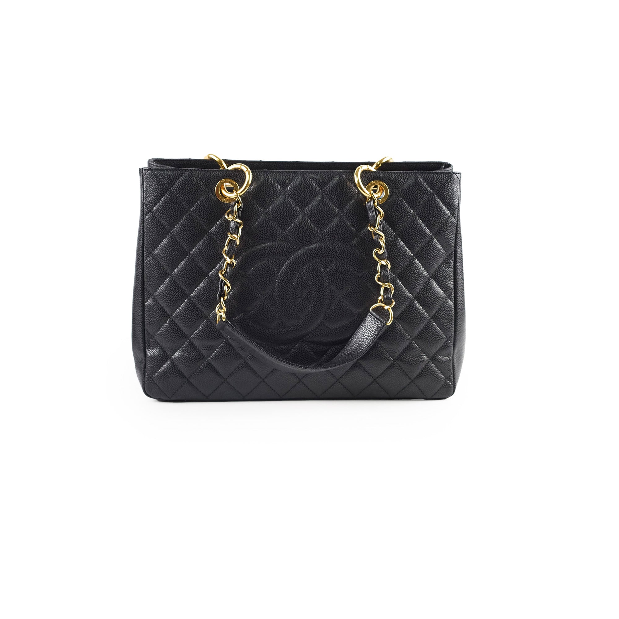 Chanel GST Caviar Leather Tote Bag in Black - Luxury Designer Handbag for Women | Perfect for Work, Travel & Everyday Use