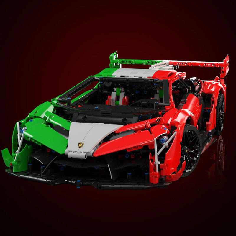 KBOX 10222 Lamborghini Veneno Building Blocks Set - 3611PCS Super Car Model Kit for Adults & Teens, Perfect for Collectors & Car Enthusiasts - Great Gift for Birthday, Christmas & Home Decoration