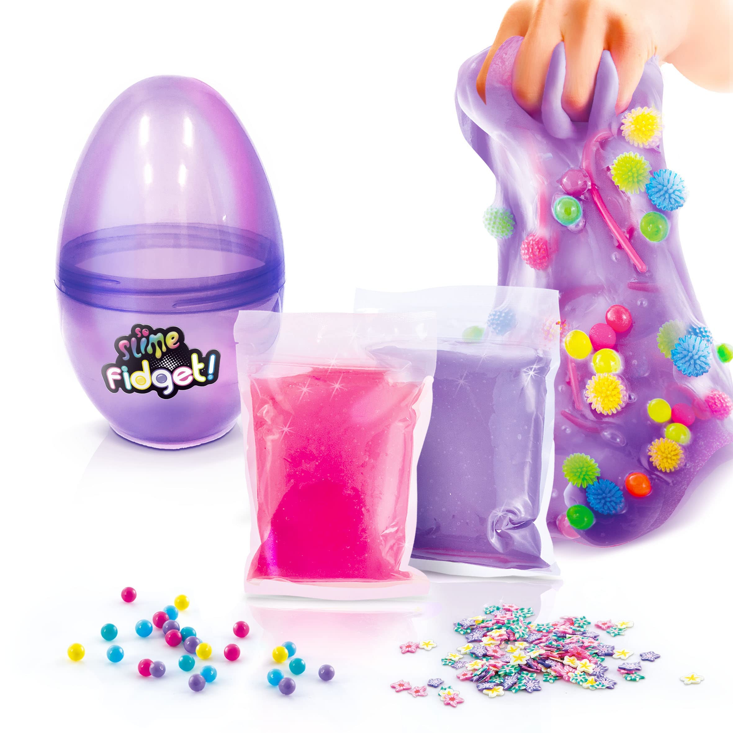 Canal Toys So Slime Fidget Slime Egg - Sensory Stress Relief Toy for Kids & Adults - Fun DIY Slime Making Kit for Playtime, Party Favors & Classroom Activities (SC224)