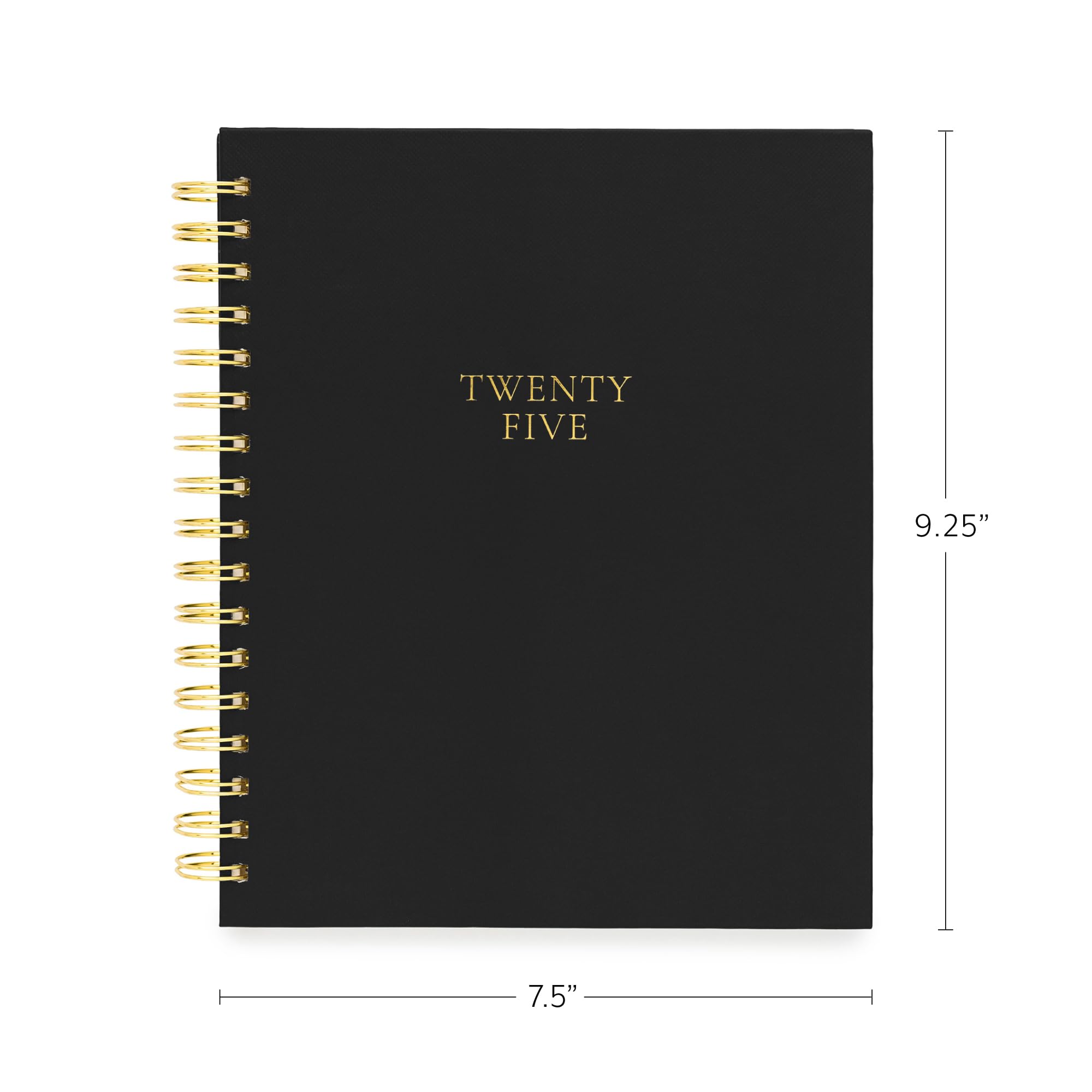 Sugar Paper 2025 Spiral Planner - Weekly & Monthly Calendar from January to December, 7.5