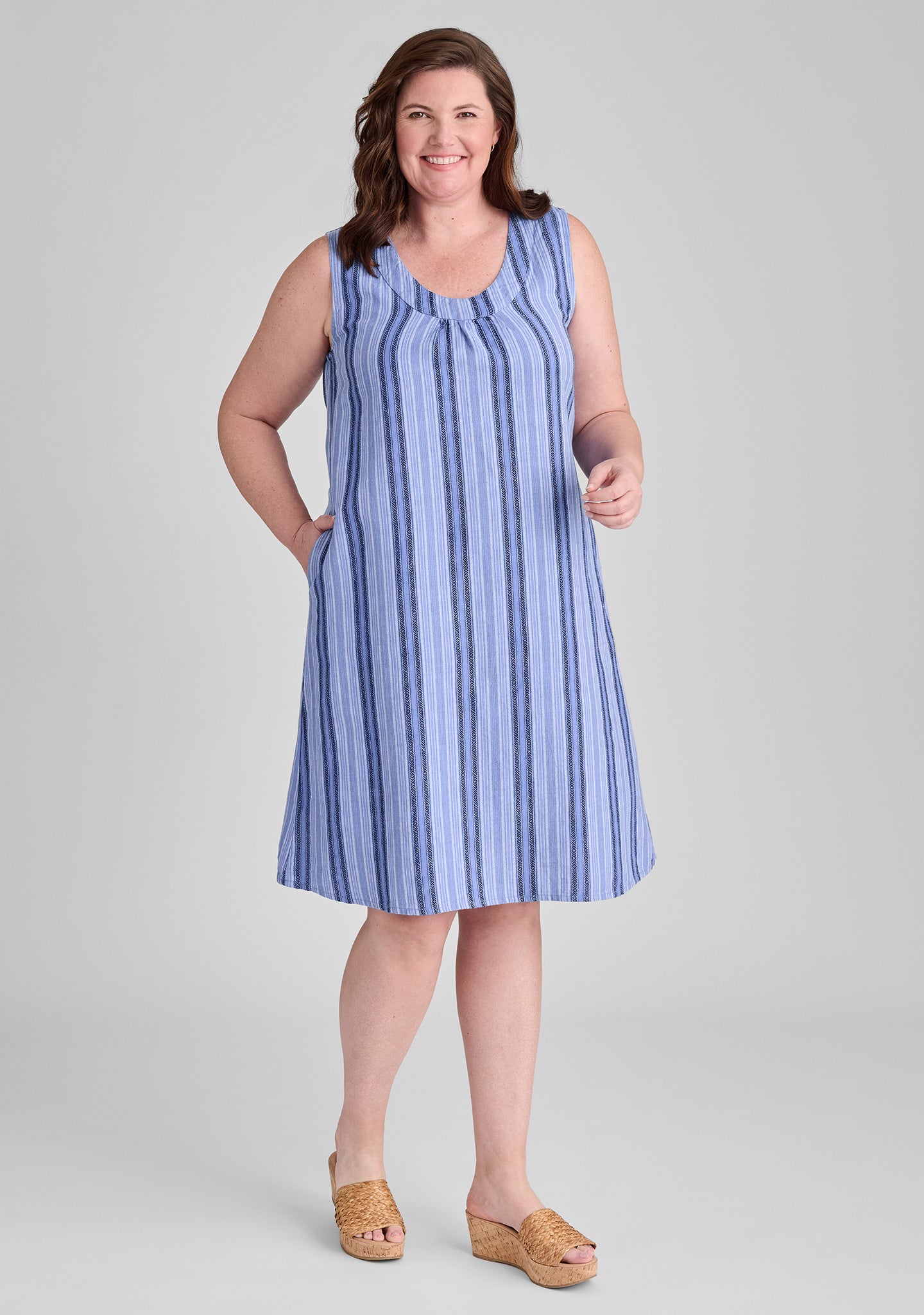 Stylish Linen Shift Dress for Women | Comfortable & Breathable Summer Dress | Perfect for Beach, Office & Casual Outings