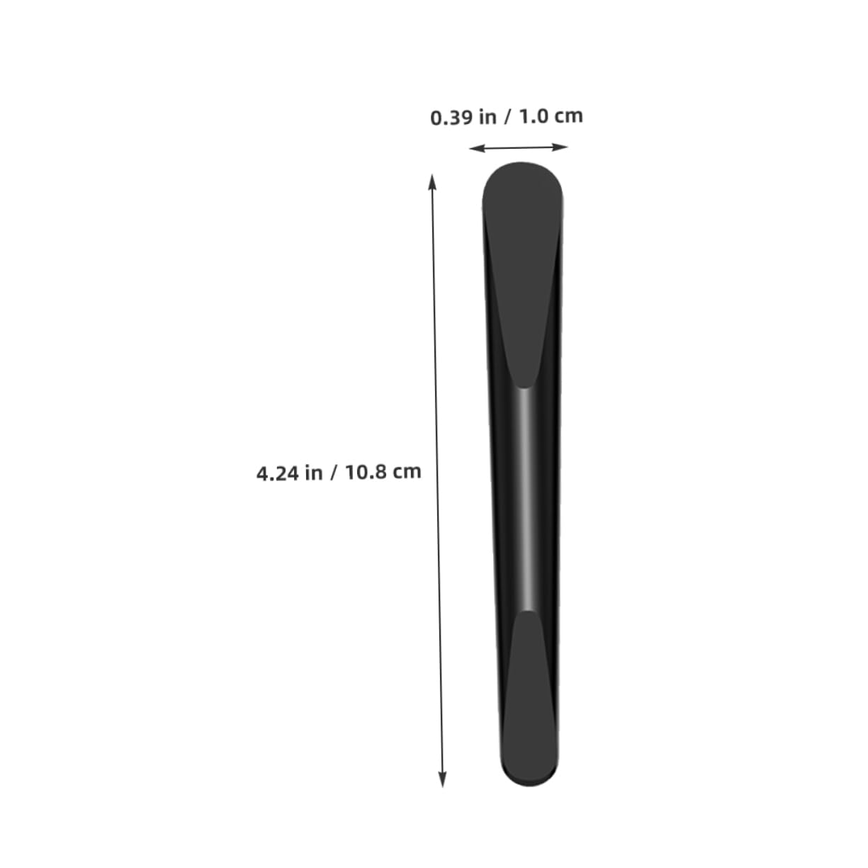 100 Pcs Black Plastic Makeup Spatulas - Cosmetic Mixing & Stirring Tools for Creams, Lotions & Beauty Products | Perfect for DIY Cosmetics, Salon Use & Home Beauty Kits