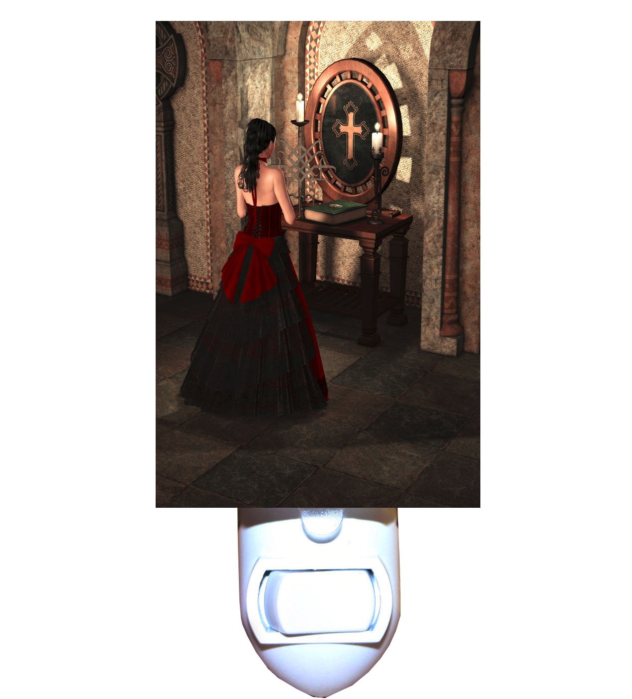 Prayer Decorative Night Light - Religious LED Bedside Lamp for Bedroom, Nursery & Meditation - Perfect for Prayer Time, Baby Room & Spiritual Relaxation