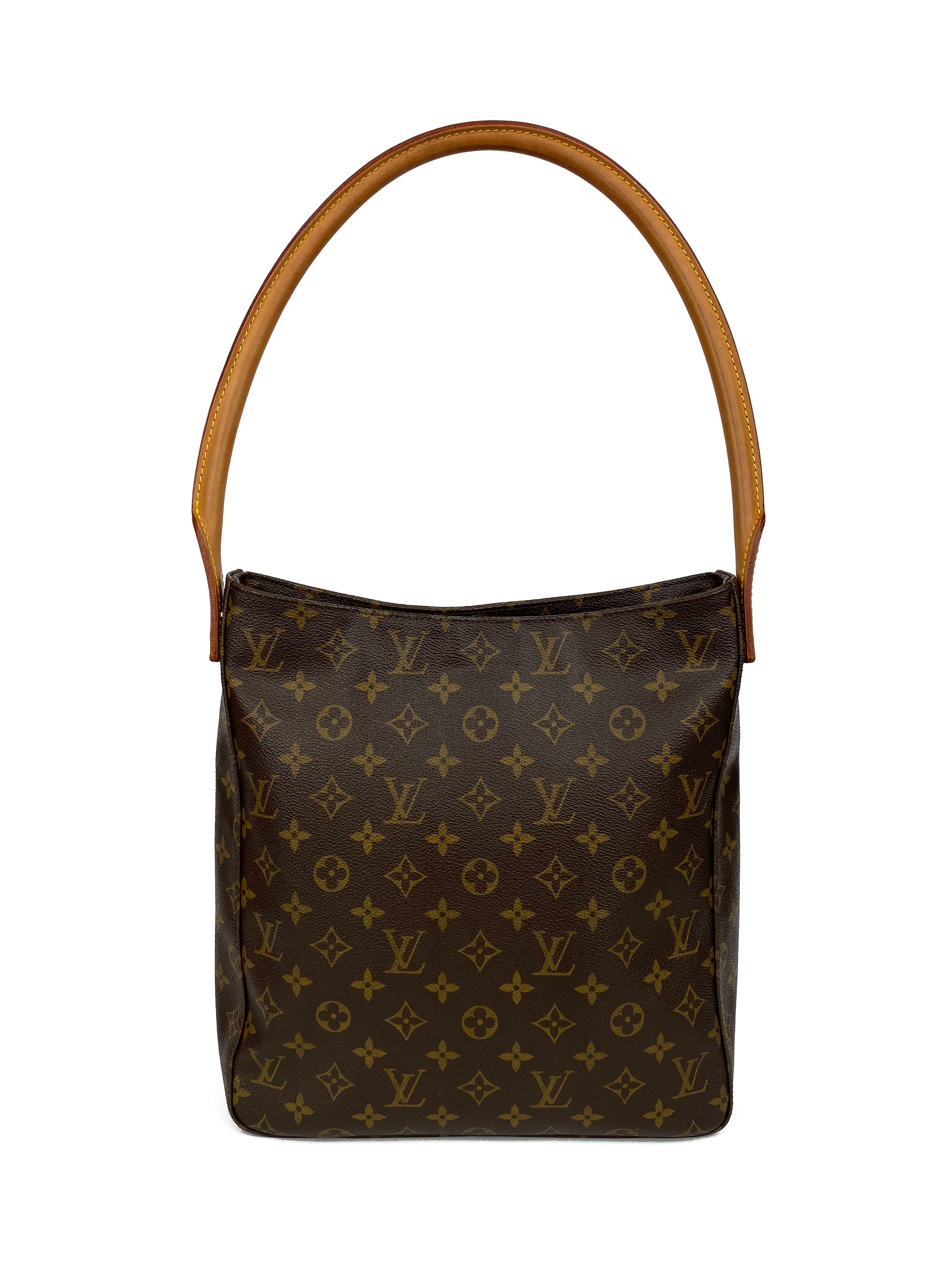 Authentic Louis Vuitton Vintage Monogram Top Handle Tote Bag for Women - Luxury Leather Shoulder Bag for Work, Travel & Everyday Use