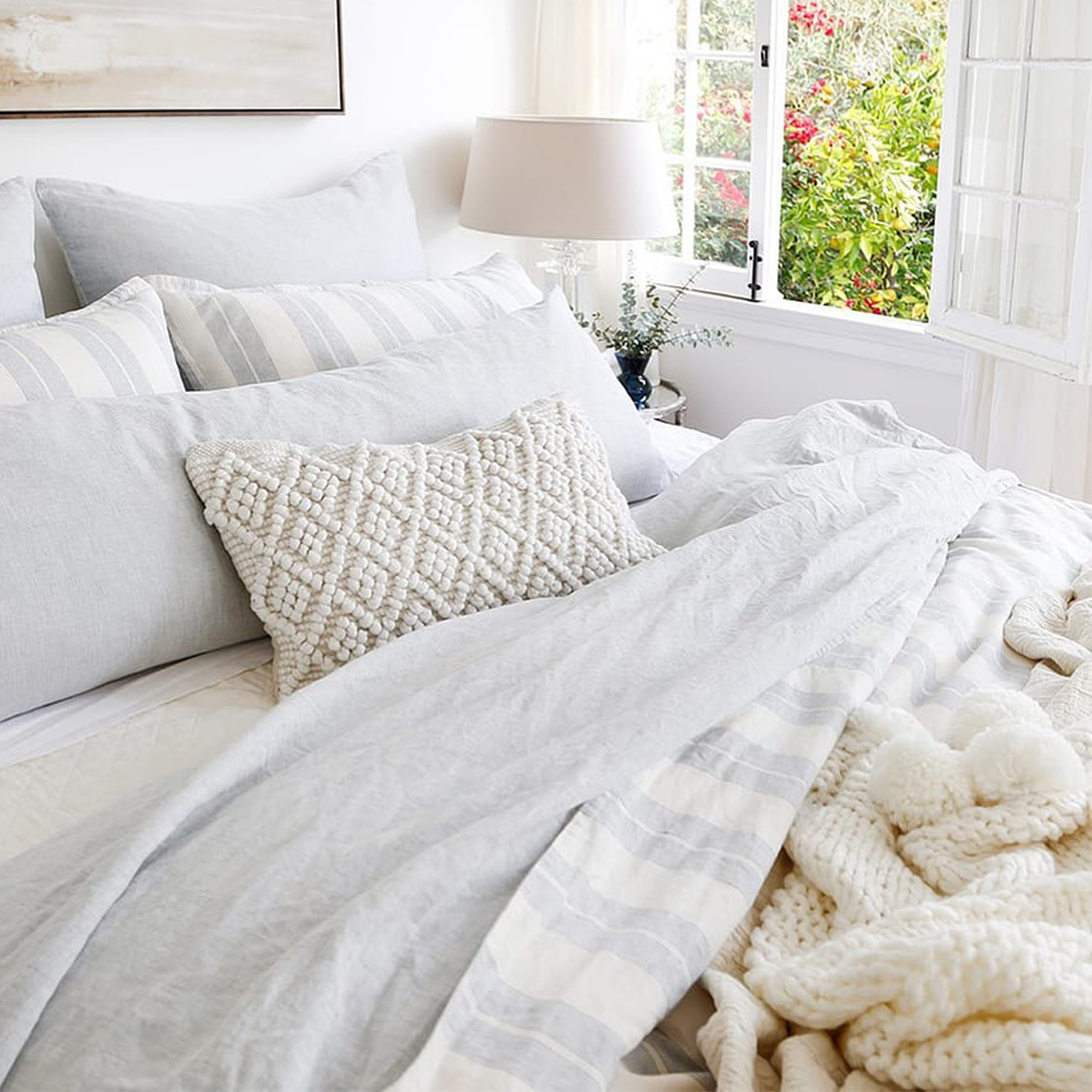 Premium Carter Oversized Pillow with Insert - Soft & Supportive for Living Room, Bedroom, or Nursery Decor