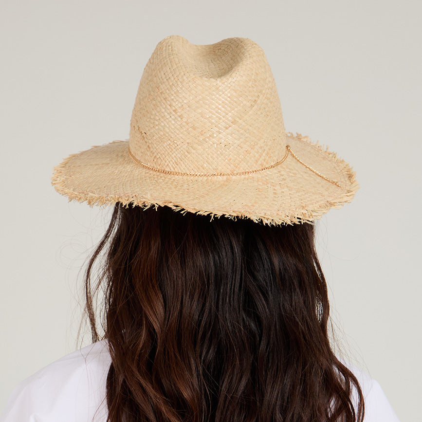 Stylish Sandy Fine Raffia Fedora Hat for Women - Breathable Summer Sun Hat for Beach, Garden, and Outdoor Activities