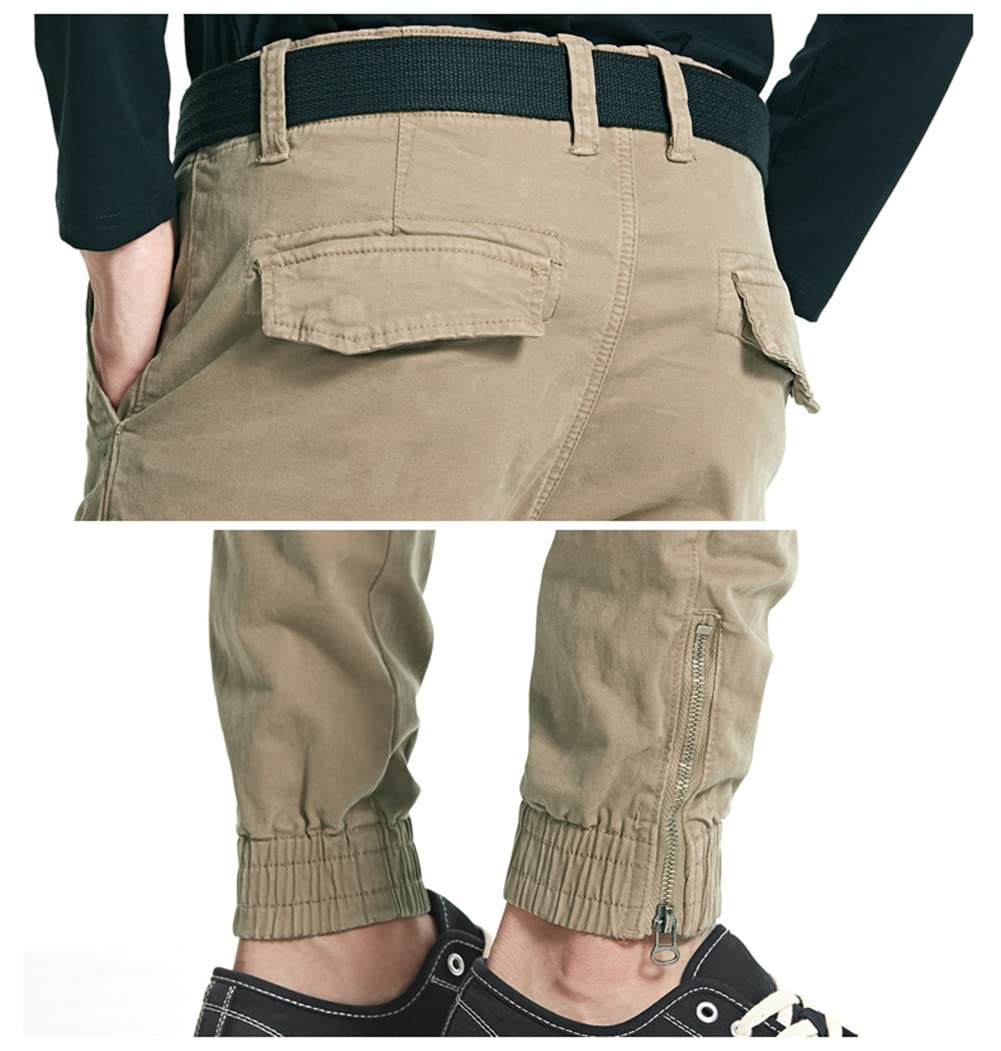 **Men's Tactical Pants - Outdoor Tapered Cargo Pants for Hiking, Camping & Work - Durable Multi-Pocket Trousers for Adventure & Everyday Use**