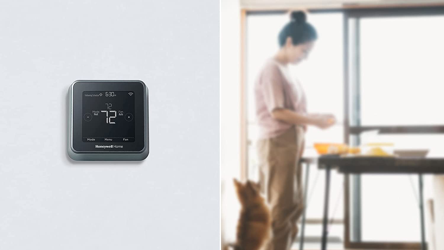 Honeywell Home Lyric T5 Wi-Fi Smart Thermostat RCHT8610WF2006 - Programmable Thermostat for Home, Office & Smart HVAC Control | Energy Saving & Voice Assistant Compatible