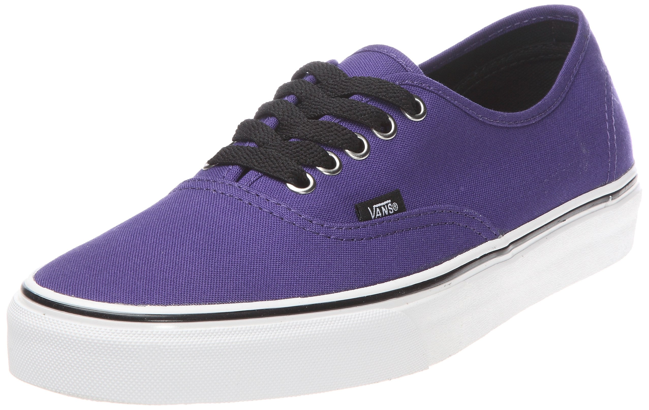Vans Authentic Seasonal Sneakers for Men & Women | Purple & White Colorway | Men's Size 7 / Women's Size 8.5 | Casual Streetwear Shoes for Everyday Wear, Skateboarding & Urban Fashion