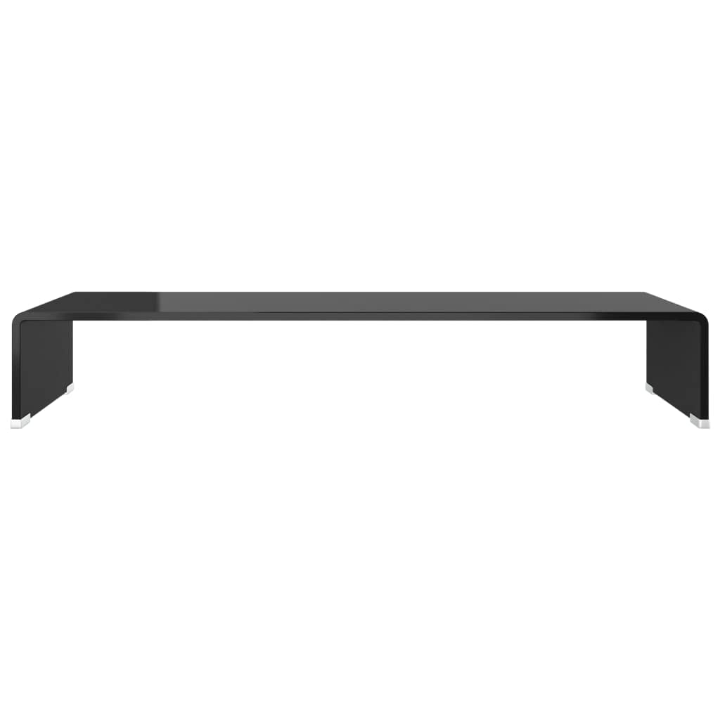 Glass TV Stand & Monitor Riser for Laptop, PC, Multimedia - 31.5