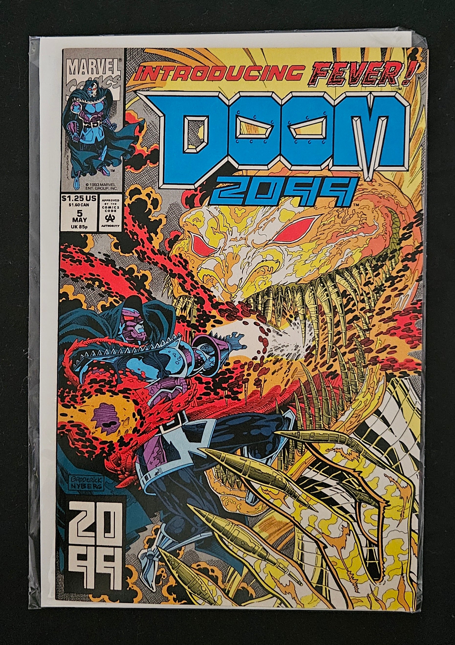 Doom 2099 #5 Marvel Comic Book 1993 - Rare Collectible Superhero Graphic Novel for Fans & Collectors | Perfect for Display, Gifts & Comic Book Collections