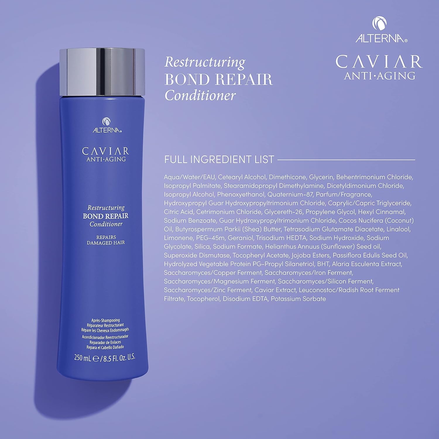 Alterna Caviar Anti-Aging Shampoo & Conditioner Set for Color-Treated Hair - Luxury Hair Care Duo for Shine & Volume - Perfect for Daily Use & Salon-Quality Results at Home
