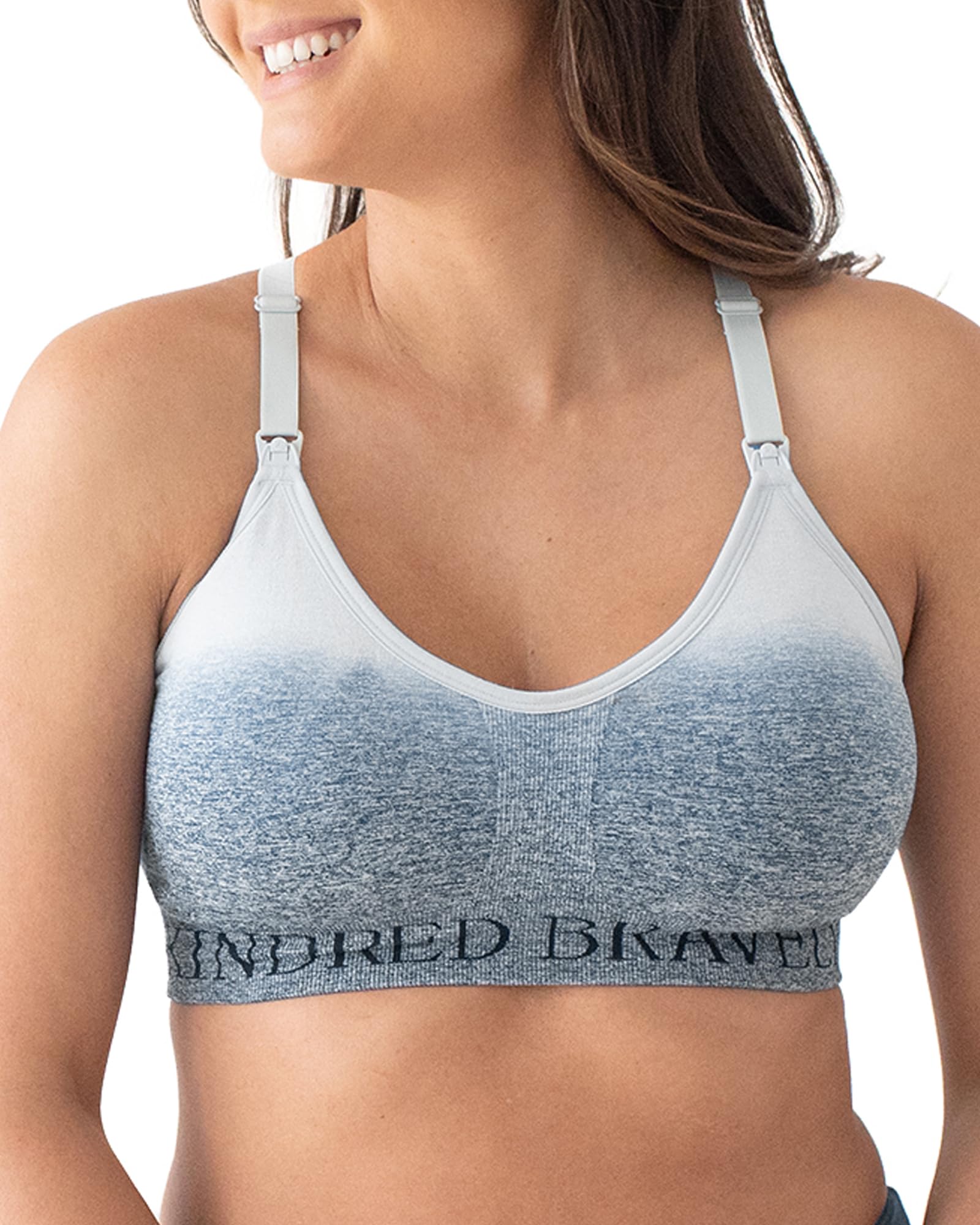 Kindred Bravely Sublime Nursing Sports Bra for Breastfeeding & Pregnancy | Seamless Maternity Bra with Support | Perfect for Yoga, Gym & Everyday Comfort