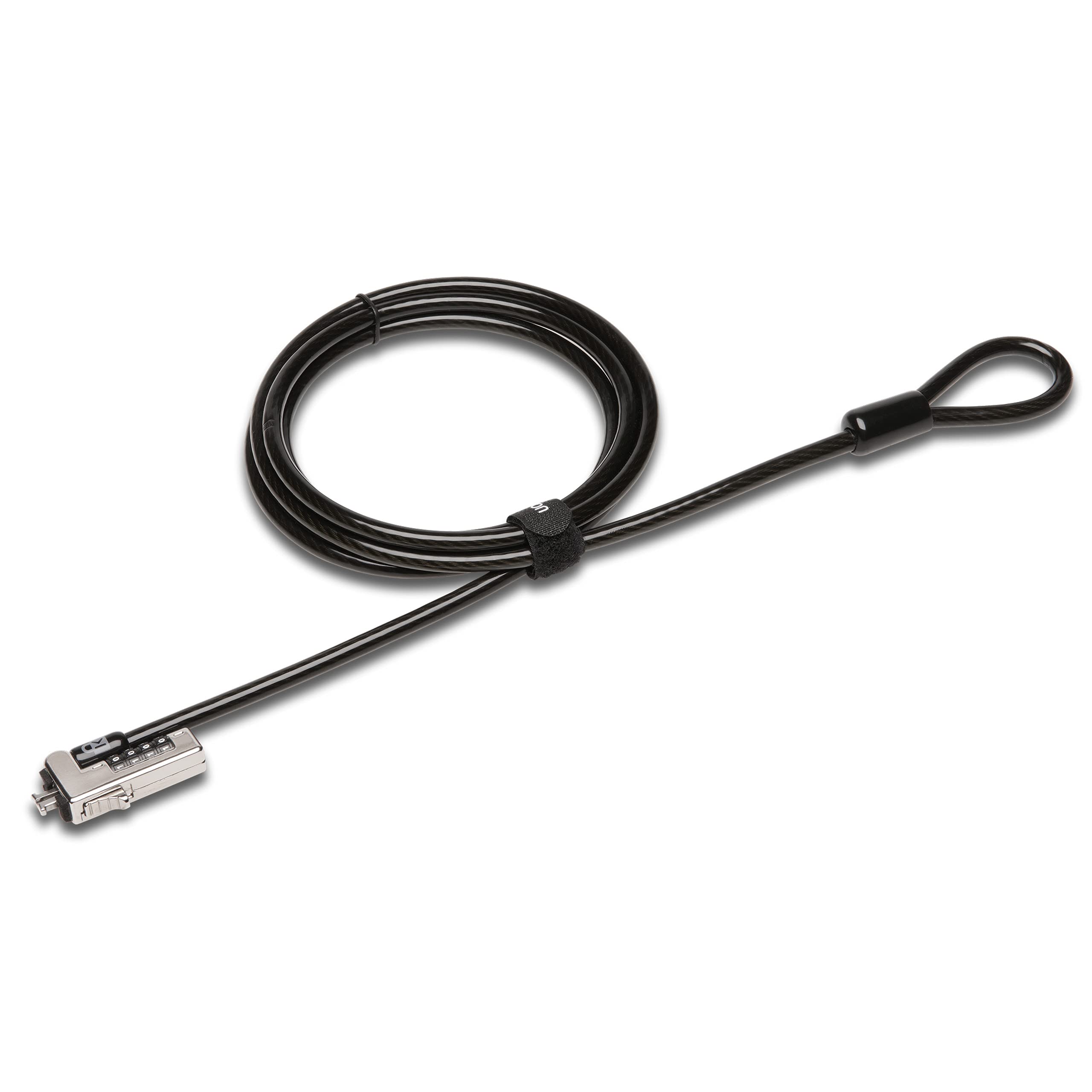 Kensington Slim Combination Ultra Cable Lock for Laptops & Electronics - Secure Standard Slot Devices (K60628WW) - Ideal for Office, Travel & Public Spaces