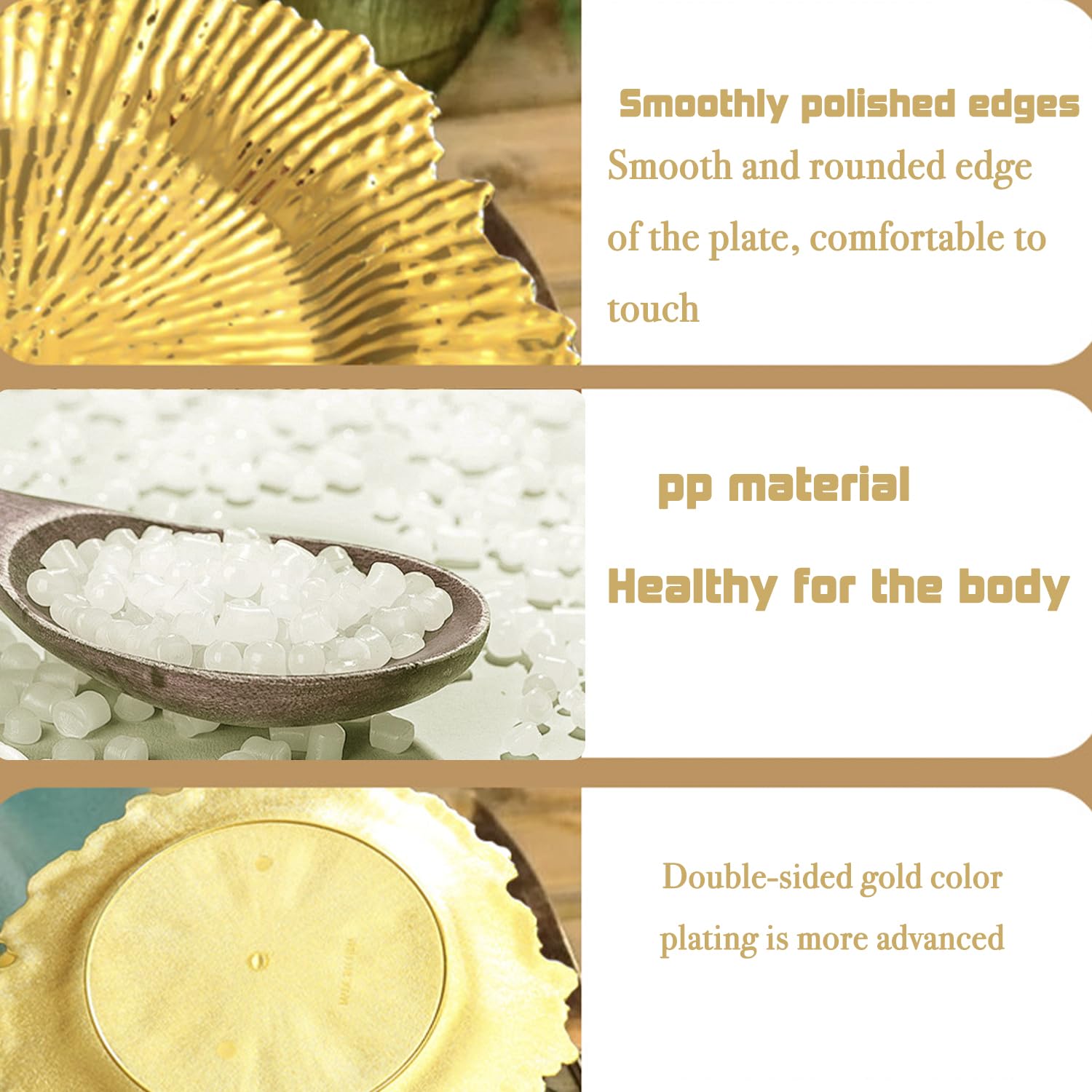 100 Pcs 13 Inch Round Matte Reef Charger Plates with Ruffled Rim & Hollow-Out Flower Napkin Holders - Bulk Dinner Charger Set for Weddings, Parties, and Formal Dining Events