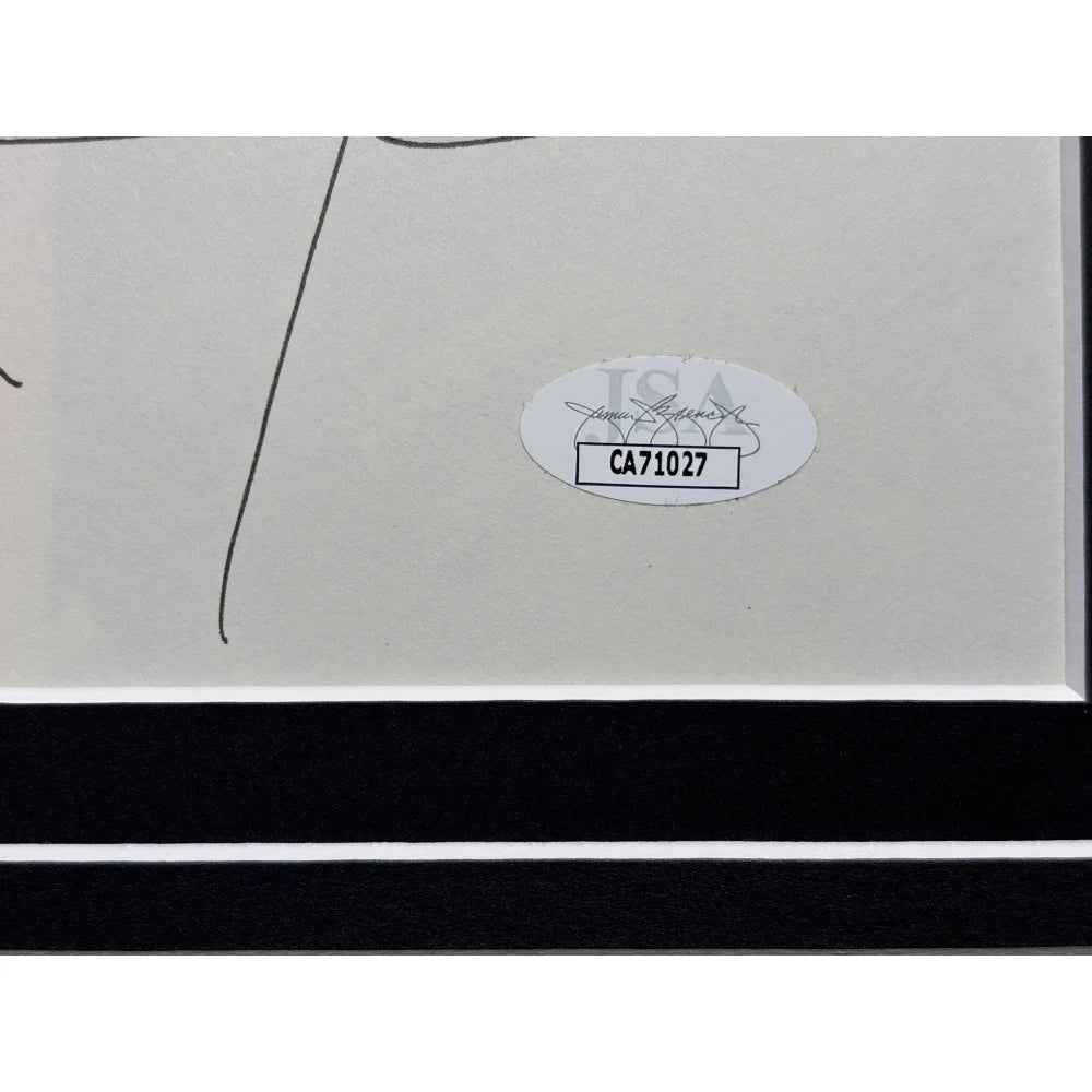 Keanu Reeves Autographed John Wick Movie Car License Plate - Framed with JSA COA - Perfect for Movie Memorabilia Collectors & Home Theater Decor