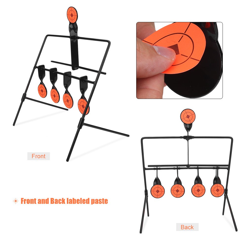 5-Piece Air Gun Moving Target Set for Shooting Practice - Perfect for Outdoor Training, Backyard Fun & Competitive Shooting