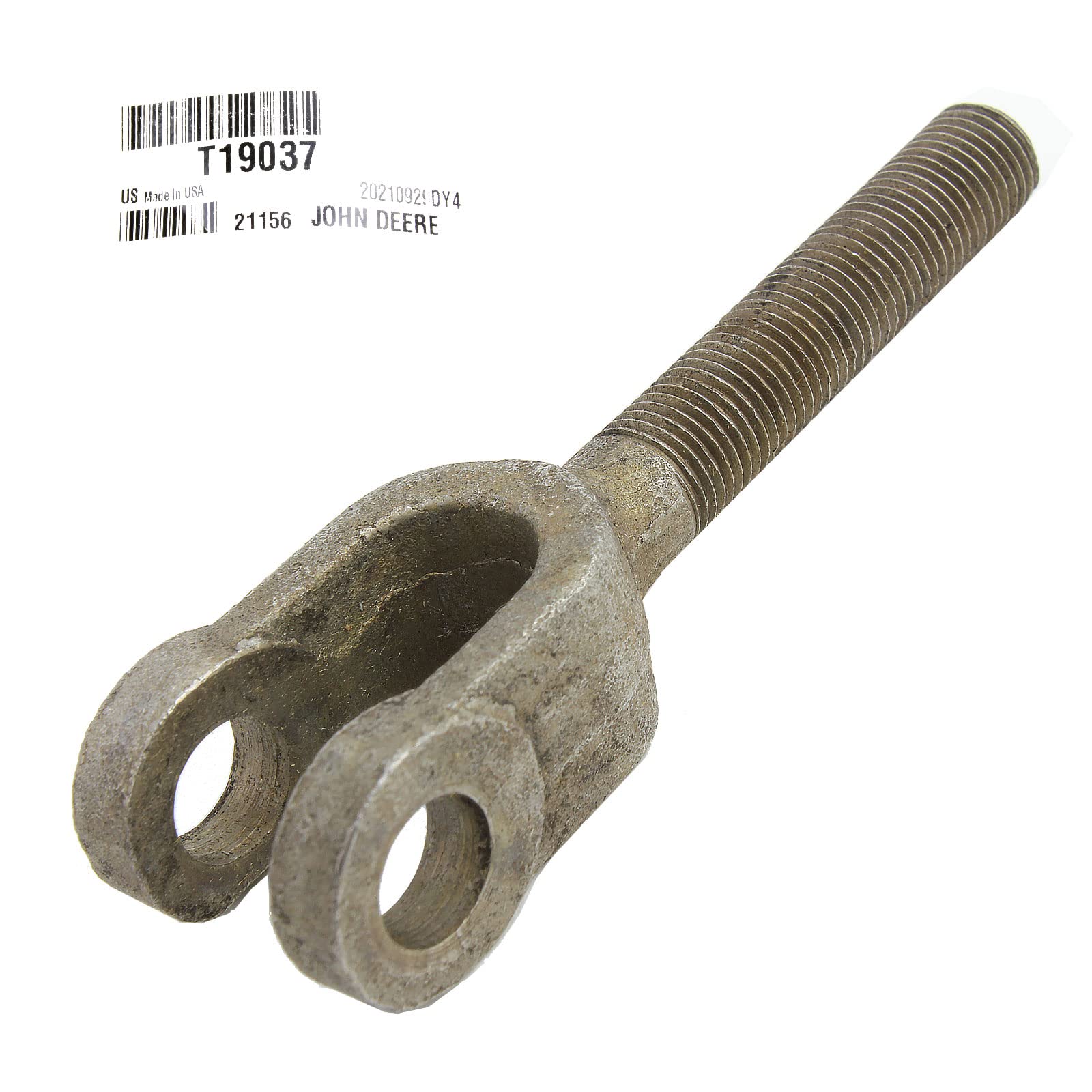 Original John Deere T19037 Yoke Replacement Part - Compatible with Tractors & Agricultural Equipment for Farming & Maintenance