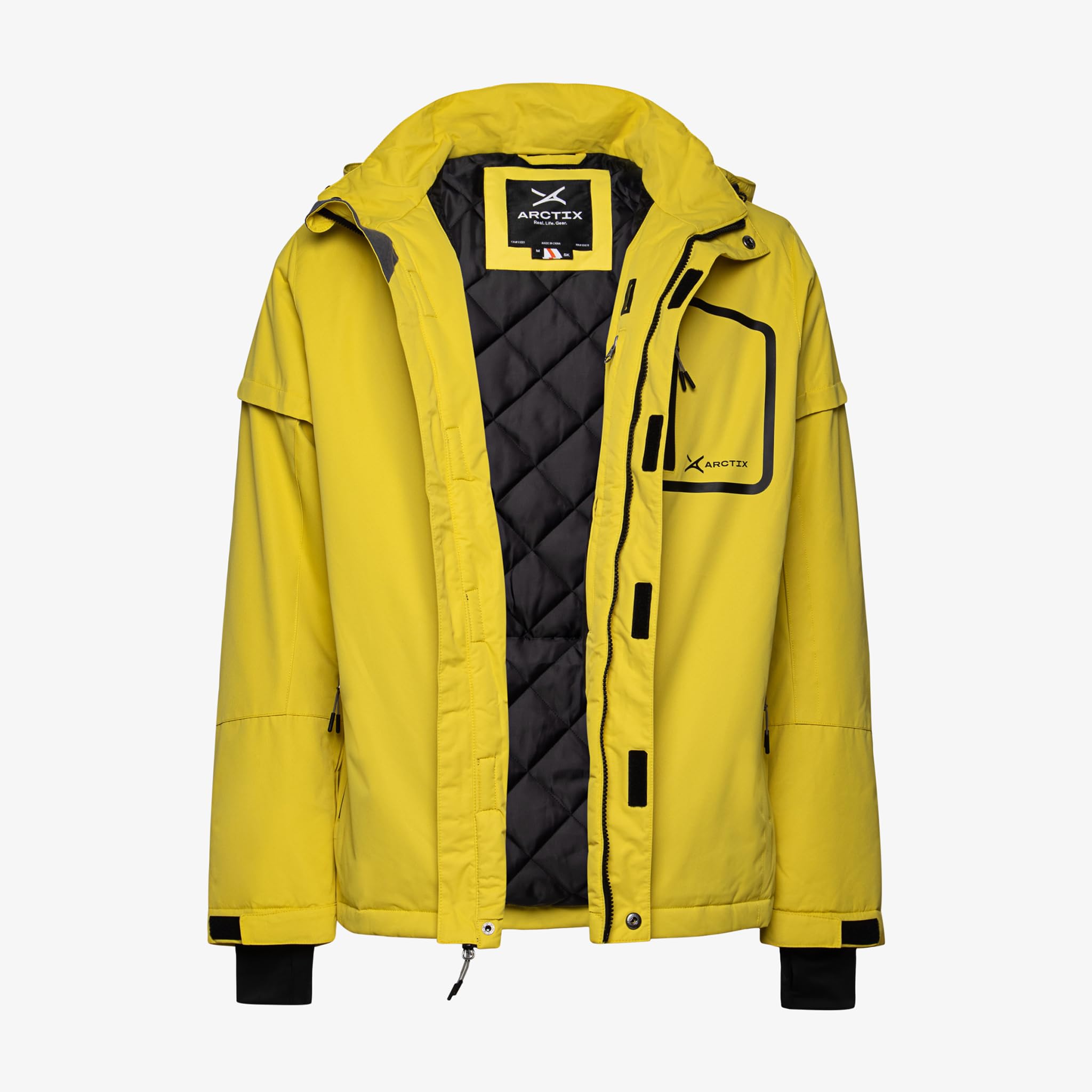 Arctix Men's High Altitude Insulated Winter Jacket - Waterproof, Windproof & Warm for Skiing, Hiking & Outdoor Activities