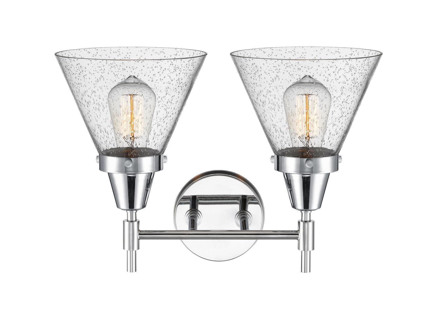 Restoration LED Bathroom Vanity Light in Chrome Finish - Modern Silver LED Lighting for Bathroom Mirror, Sink & Vanity Area - Perfect for Home Renovation & Spa-Like Ambiance