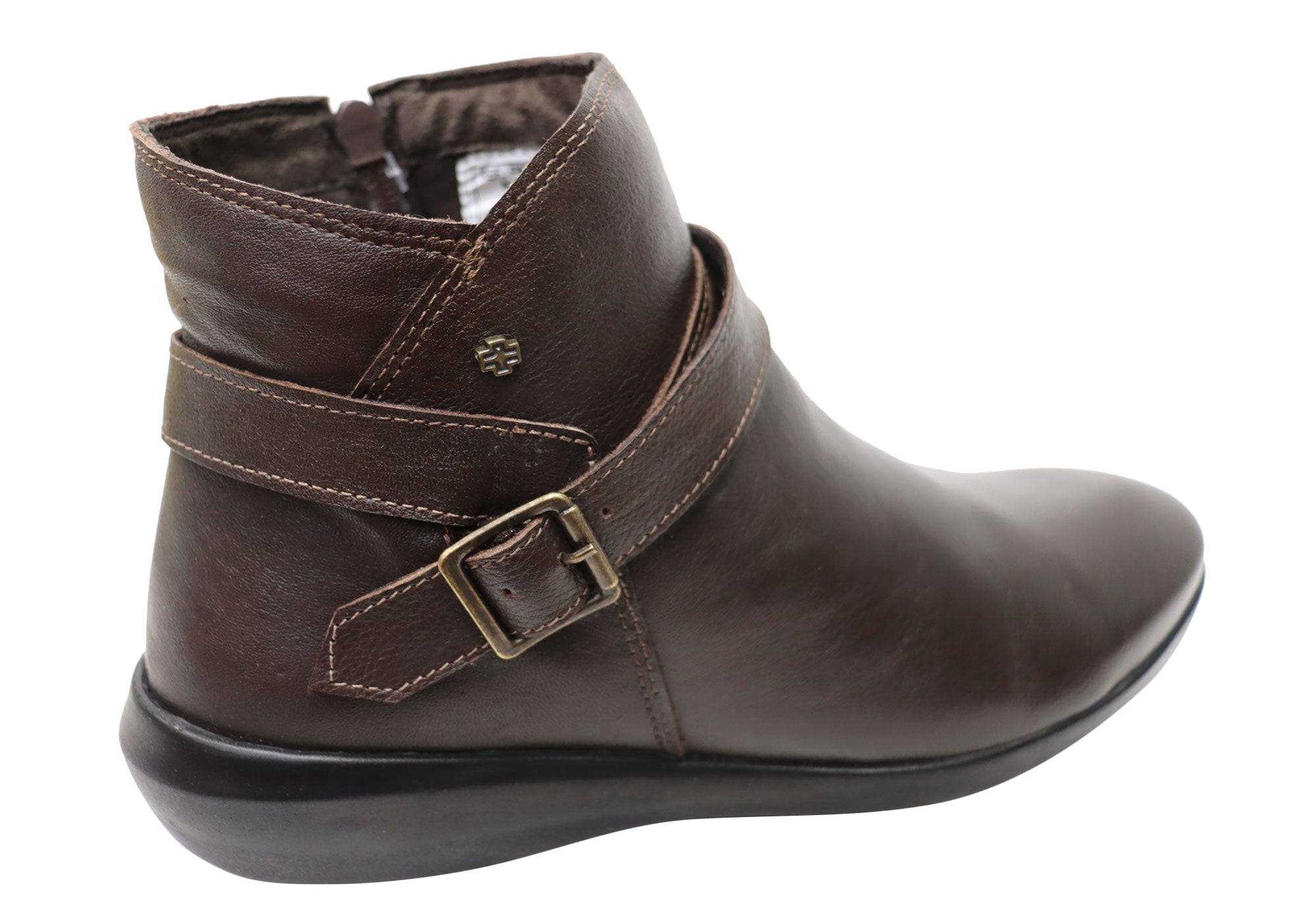 Perlatto Pindera Women's Comfortable Leather Ankle Boots - Brazilian Made - Perfect for Office, Casual Wear & Fall Fashion