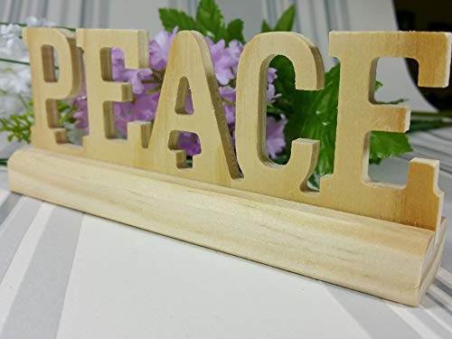20x30 Inch Wood Peace Flowers Laminated Poster - Vibrant Colors & Vivid Imagery for Home Decor, Office, or Gift - Fits Standard Frames - Wall Art for Living Room, Bedroom & Nursery